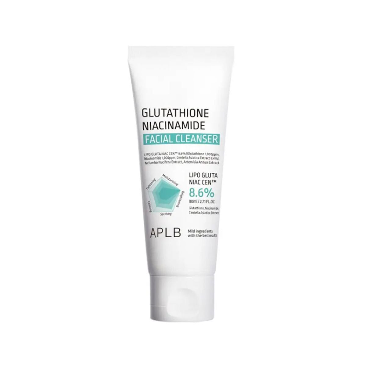 aplb glutathione niacinamide facial cleanser review Aplb Glutathione & Niacinamide Brightening Facial Cleanser 80 ml