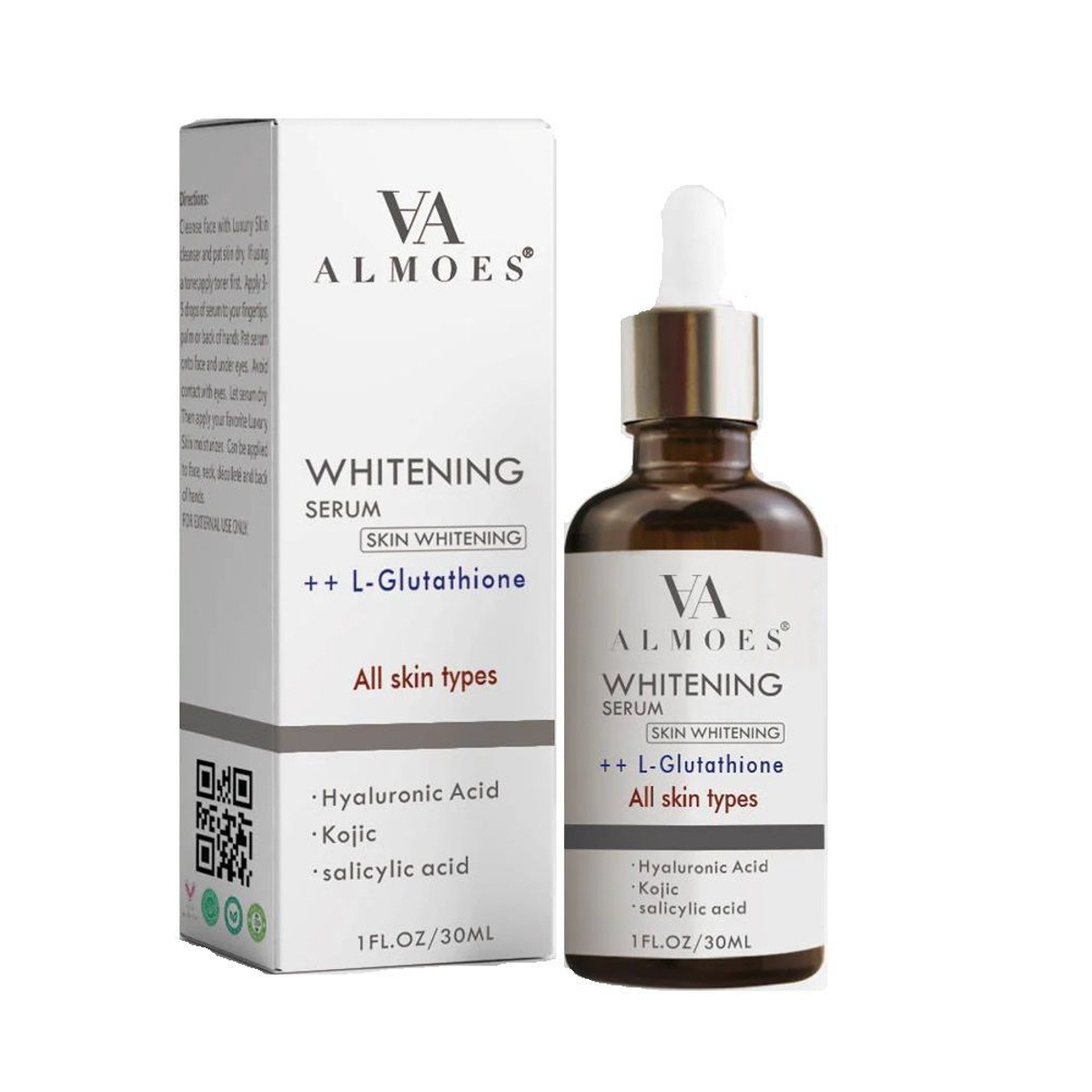 ALMOES L-Glutathione skin Whitening Serum 30 ml