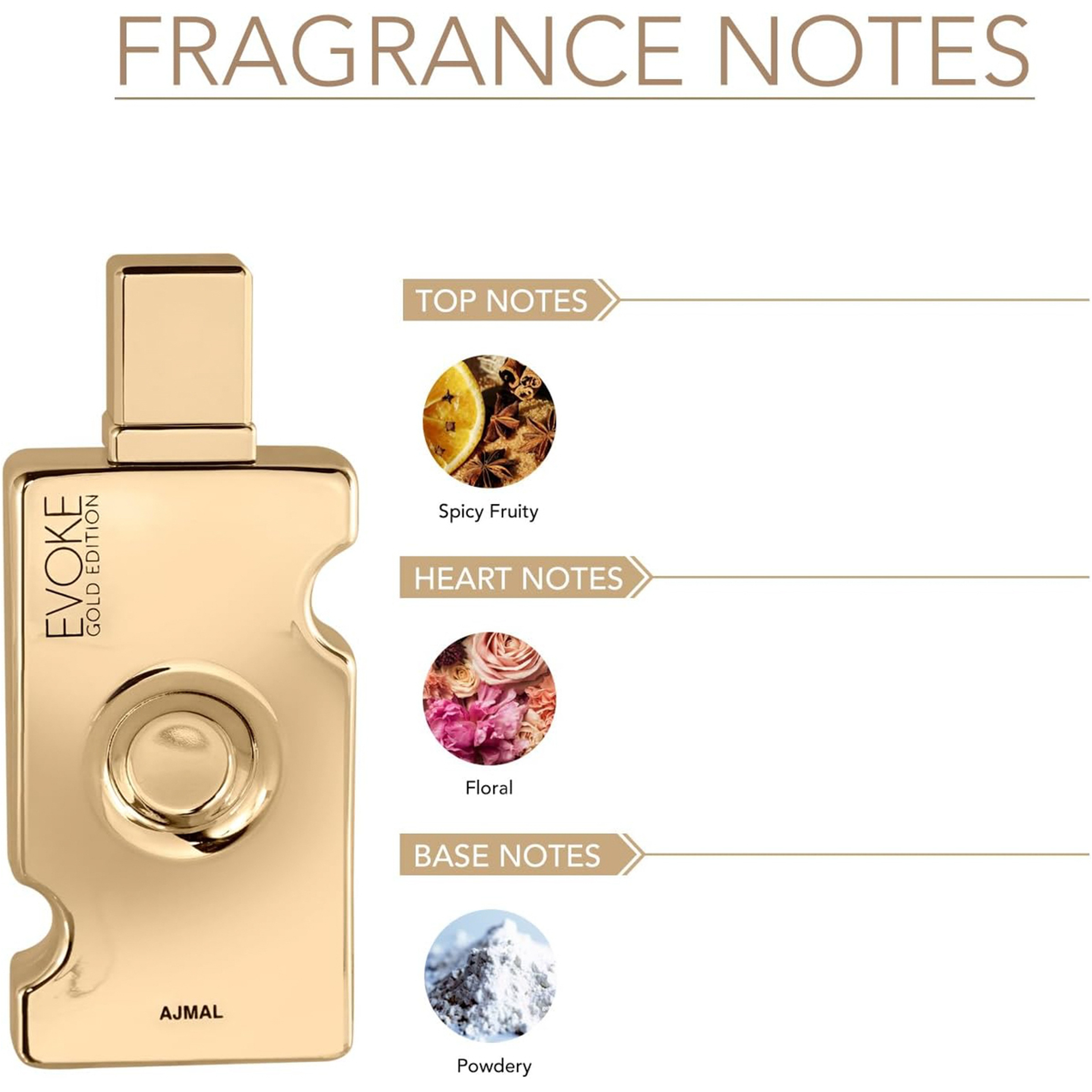 Ajmal Evoke Gold Edition Eau De Parfum Women  75 ML