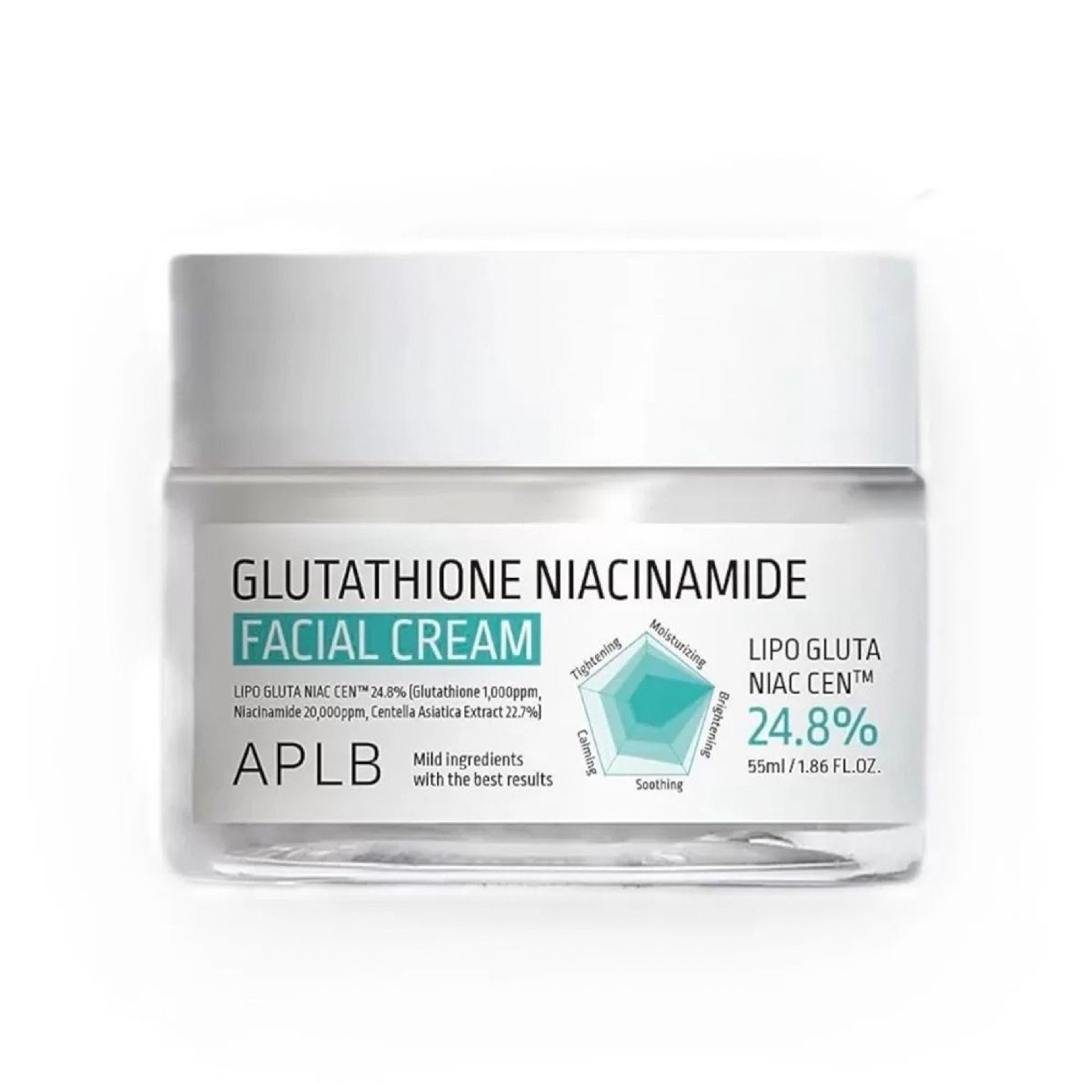 Aplb  Glutathione & Niacinamide Brightening Facial Cream 55 ml
