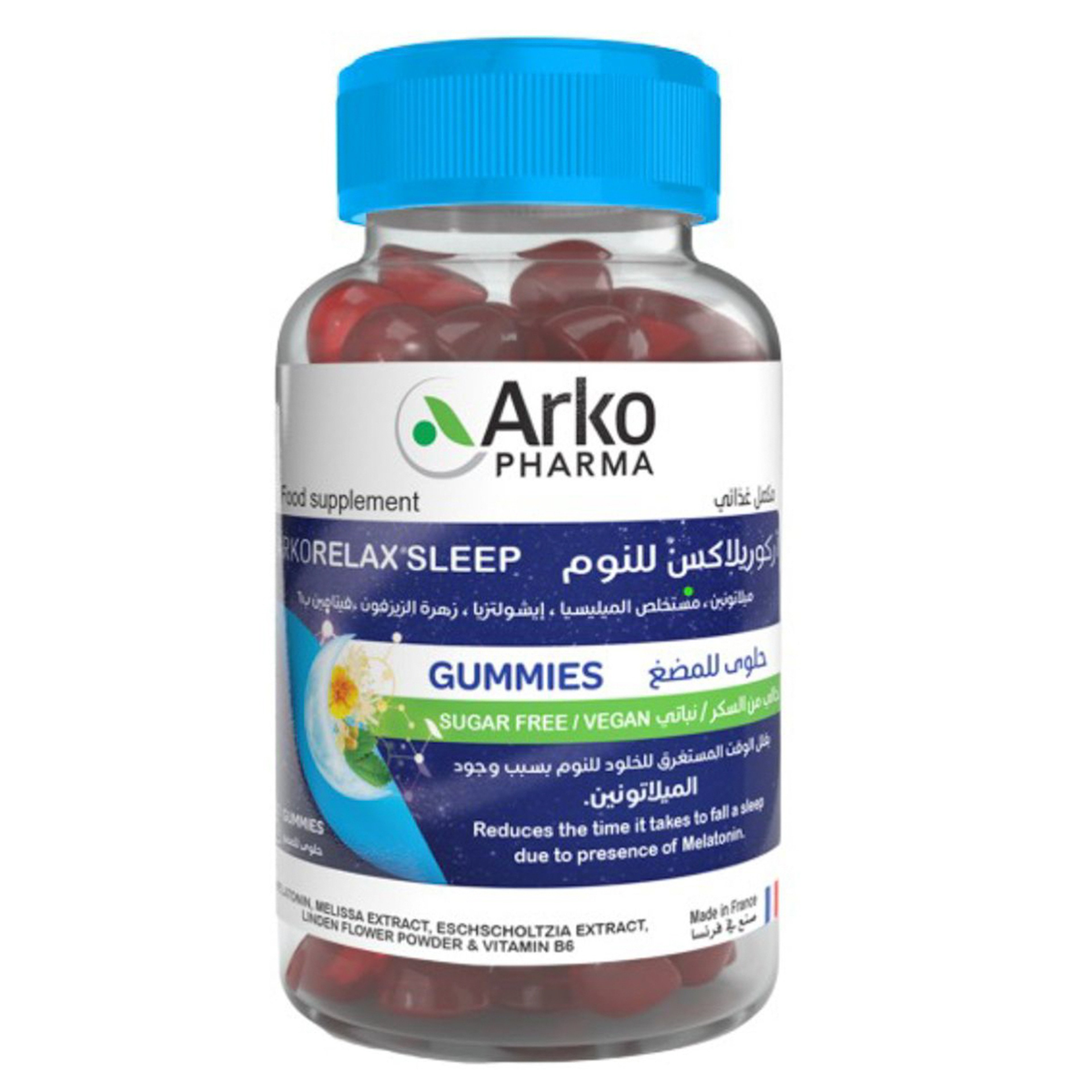 اركوريلاكس للنوم 30 قطع للمضغ