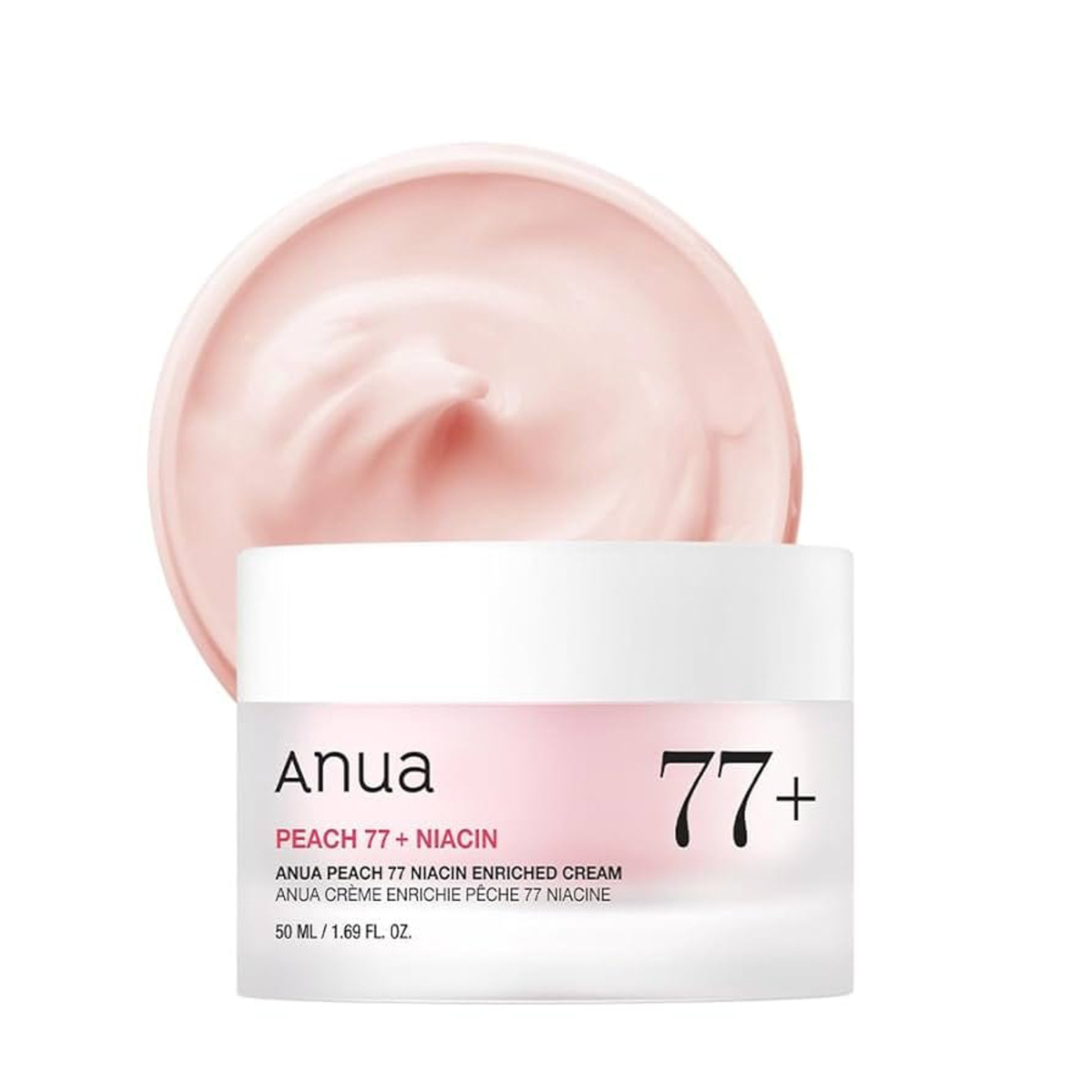 Anua 77+ Peach Niacin Enriched Cream - 50ml