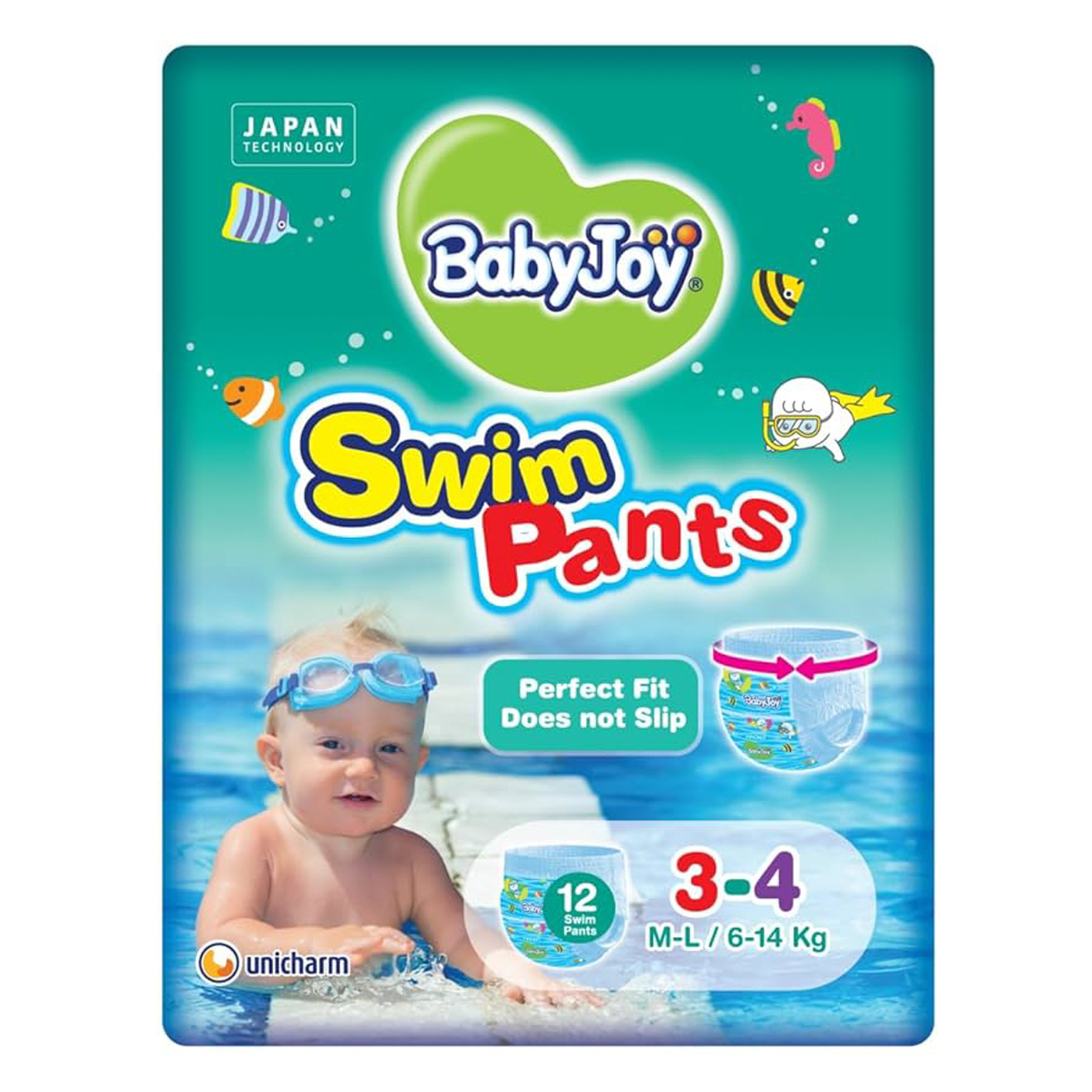 Baby Joy Swim Pants Size 3-4