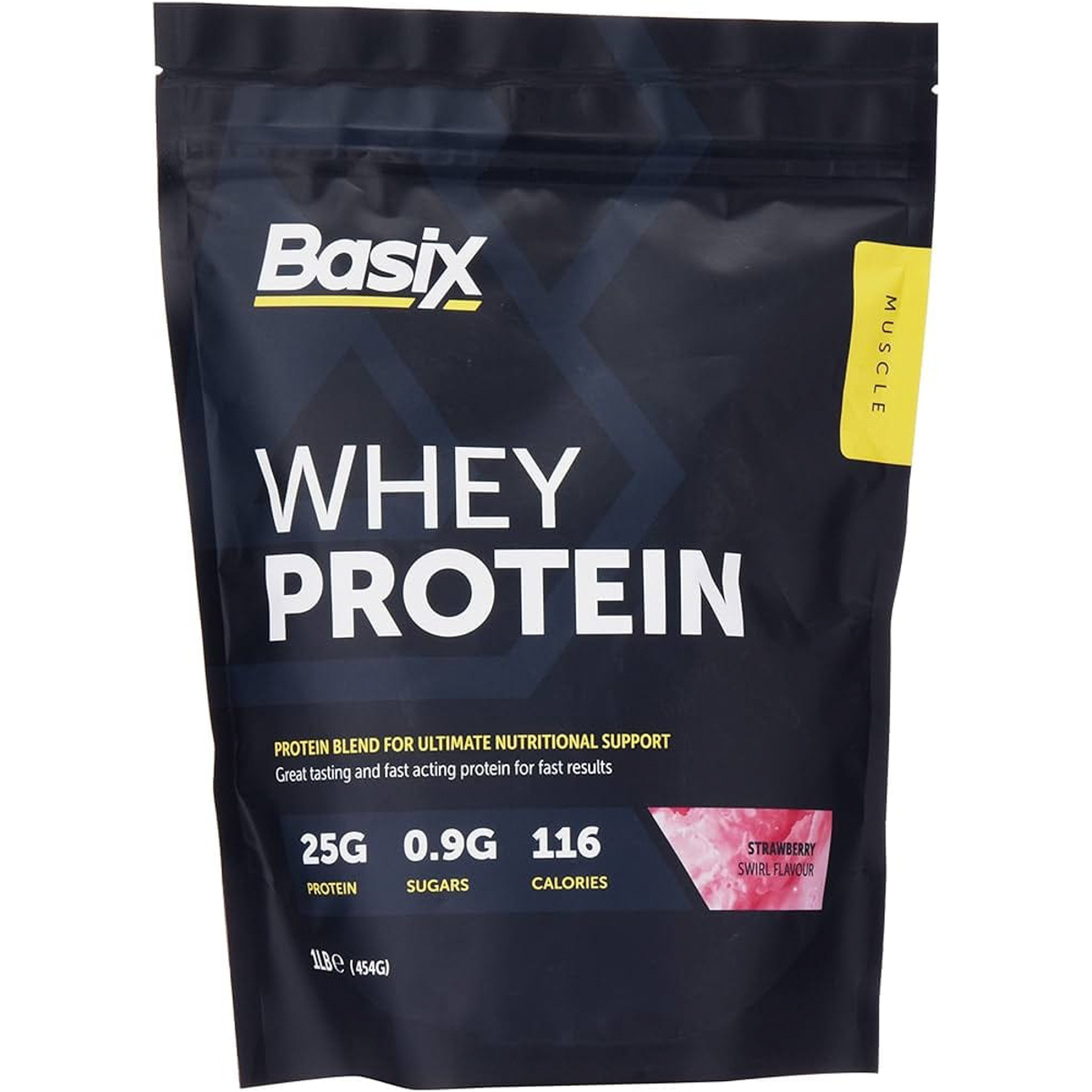 Basix Whey Protein Strawberry Swirl 1 lb