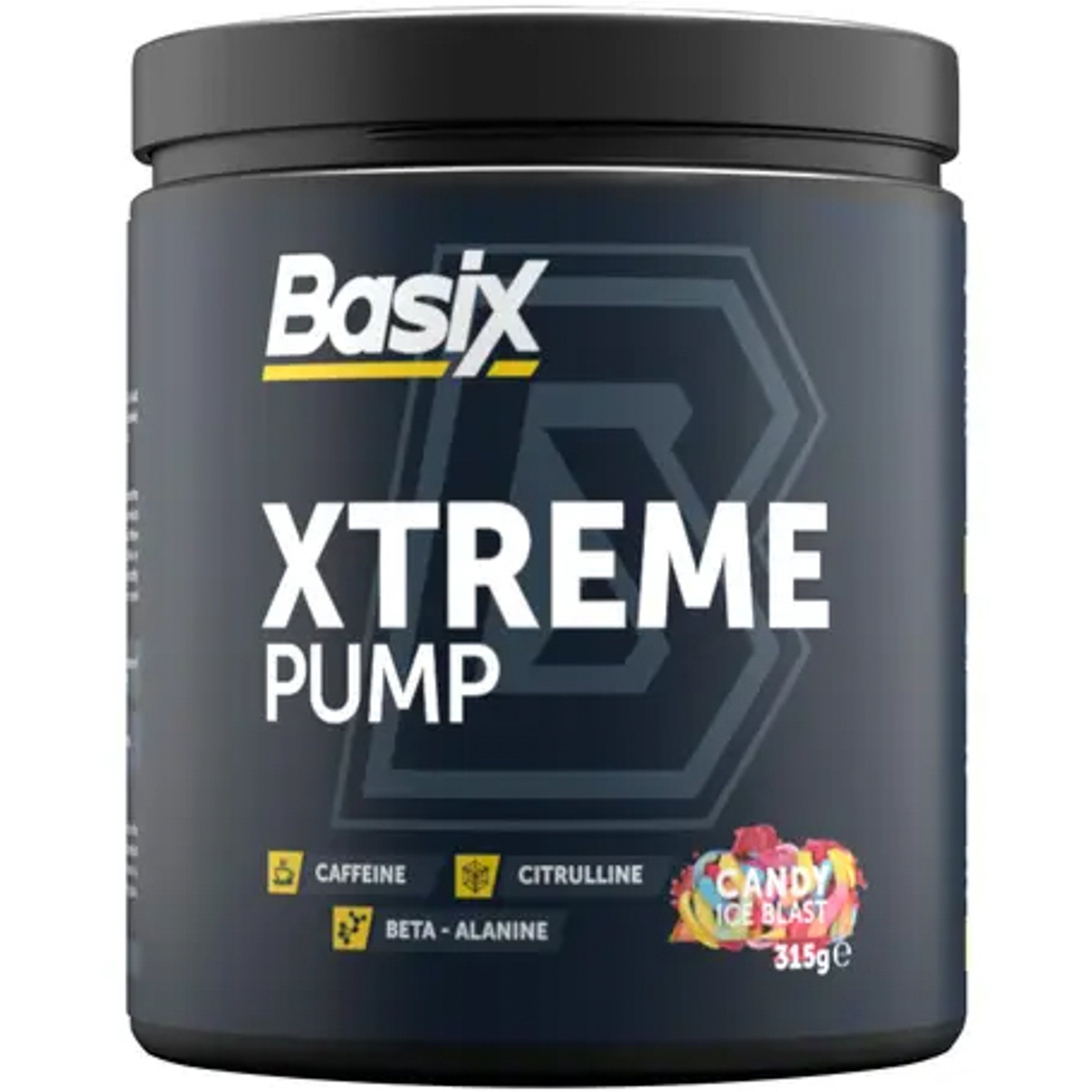 Basix Xtreme Pump Candy Crush pre-workout 330 G