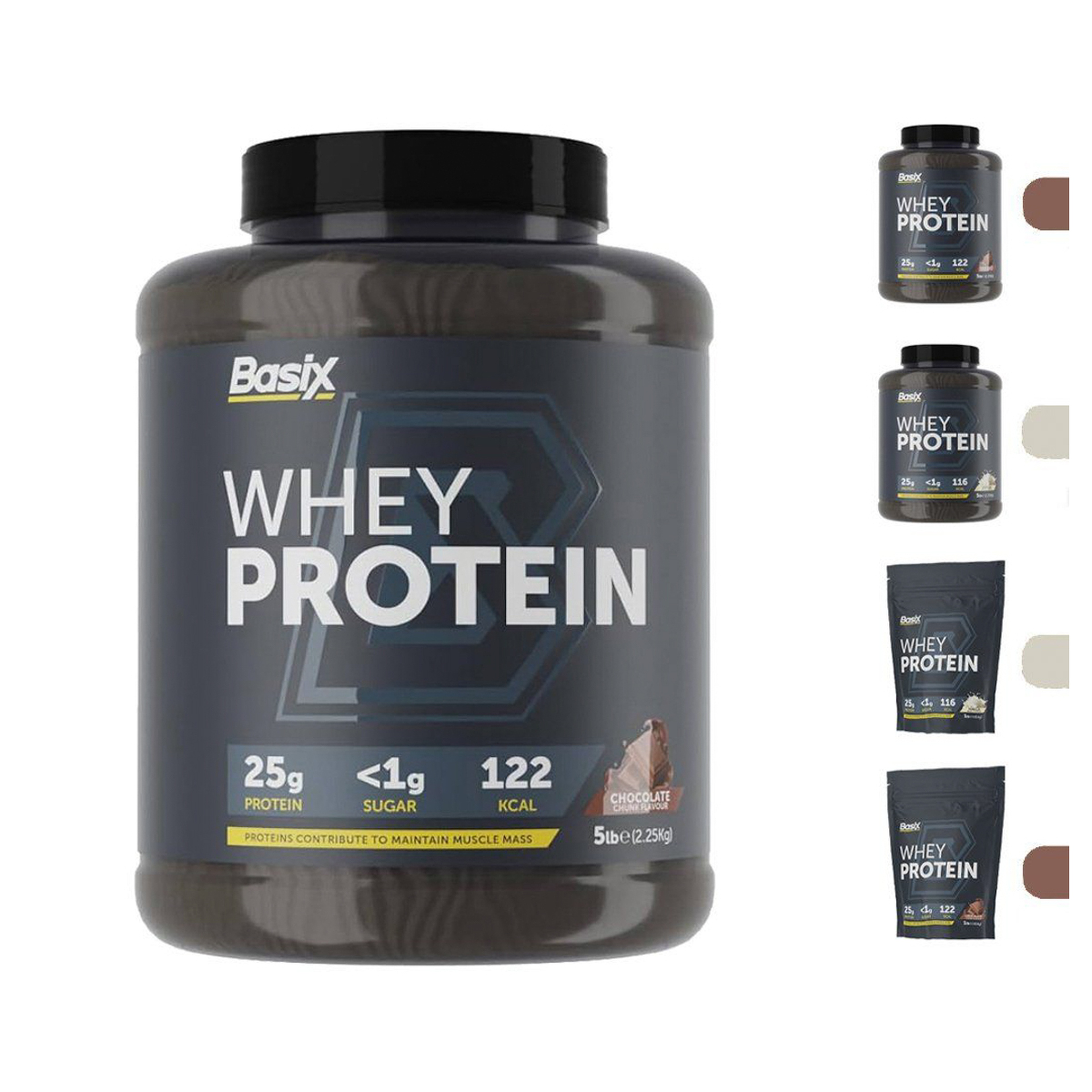 Basix Whey Protein Choc Peanut Butter 5lb