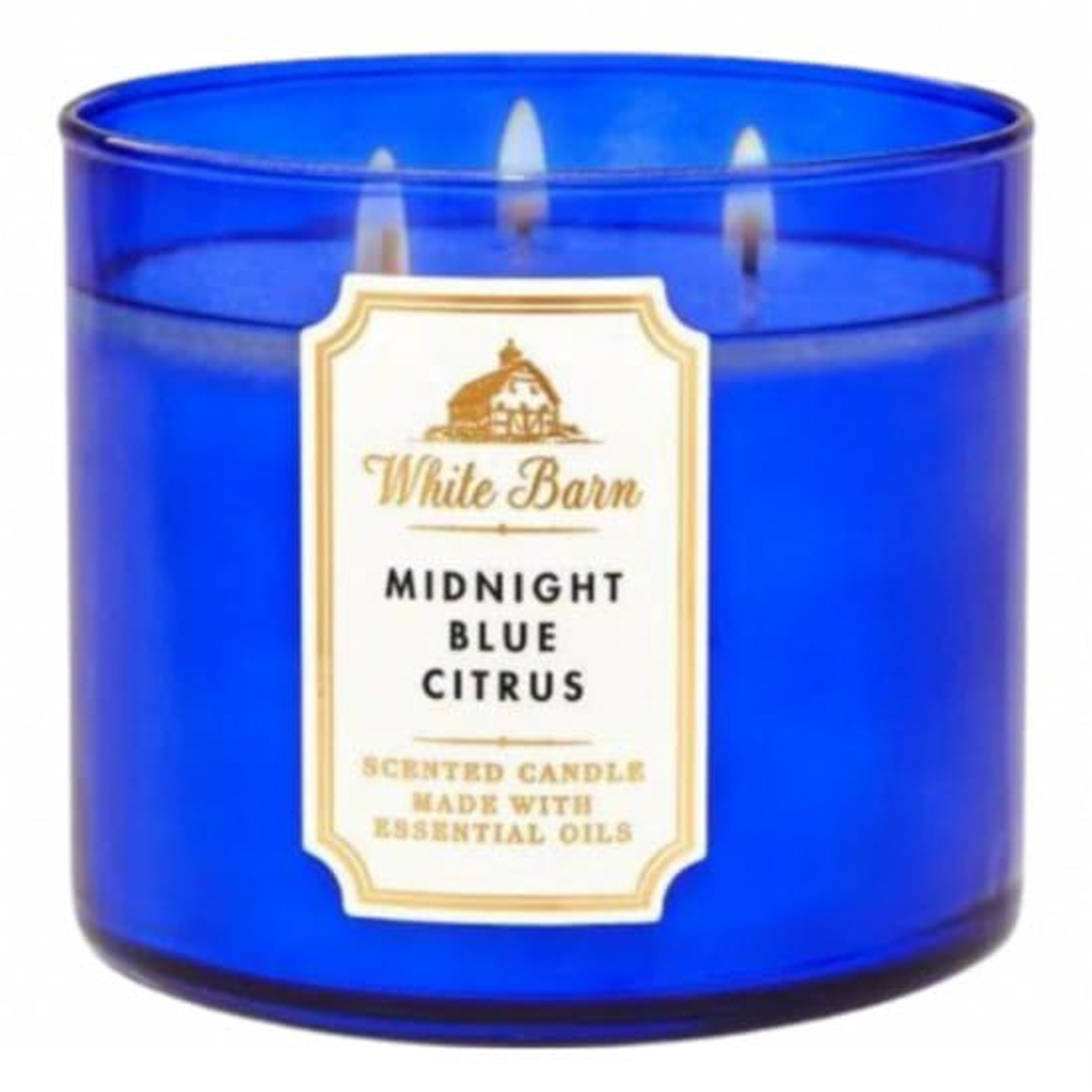 Bbw Midnight Blue Citrus Candle 411G