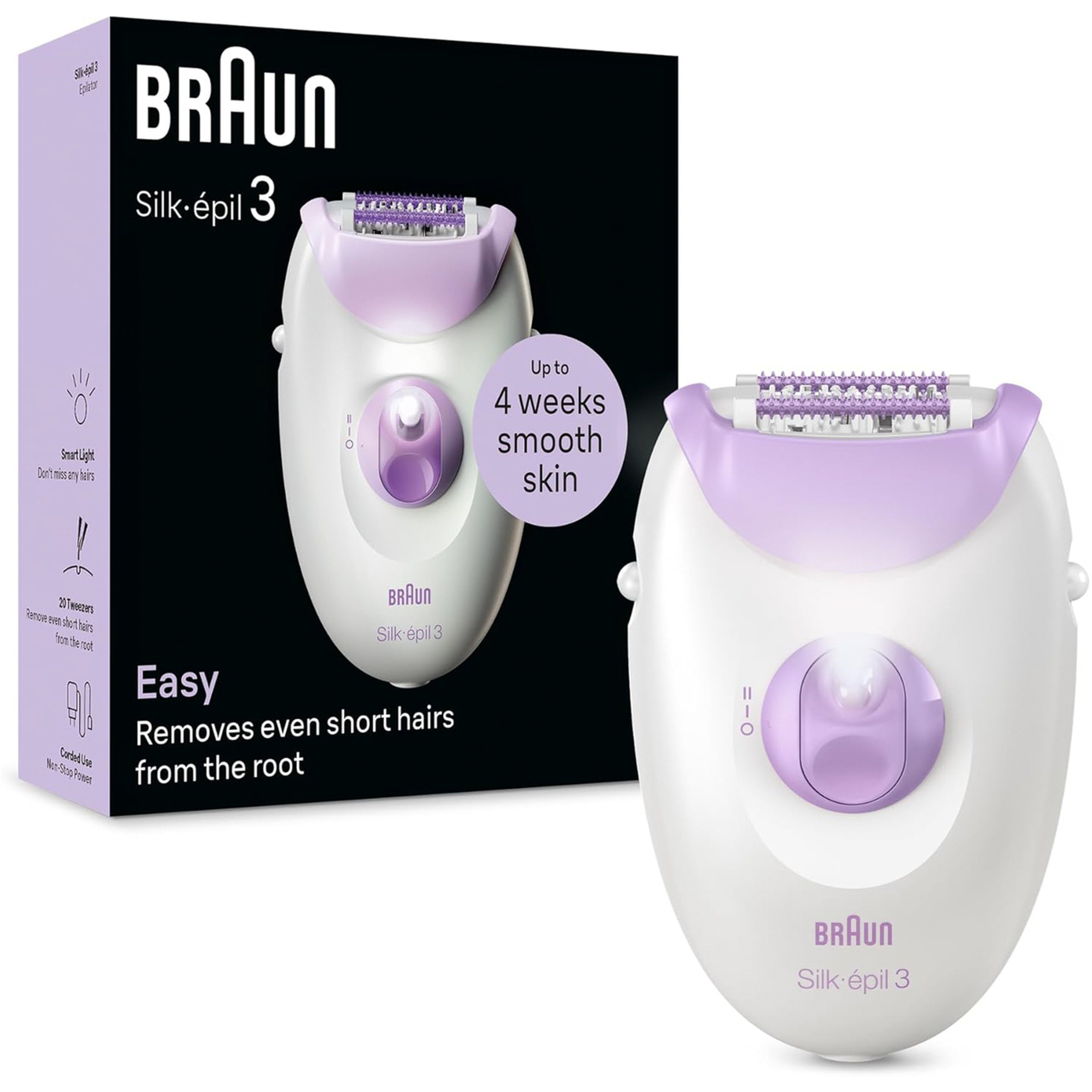 Braun Silk-Épil Se3-000 – Purple