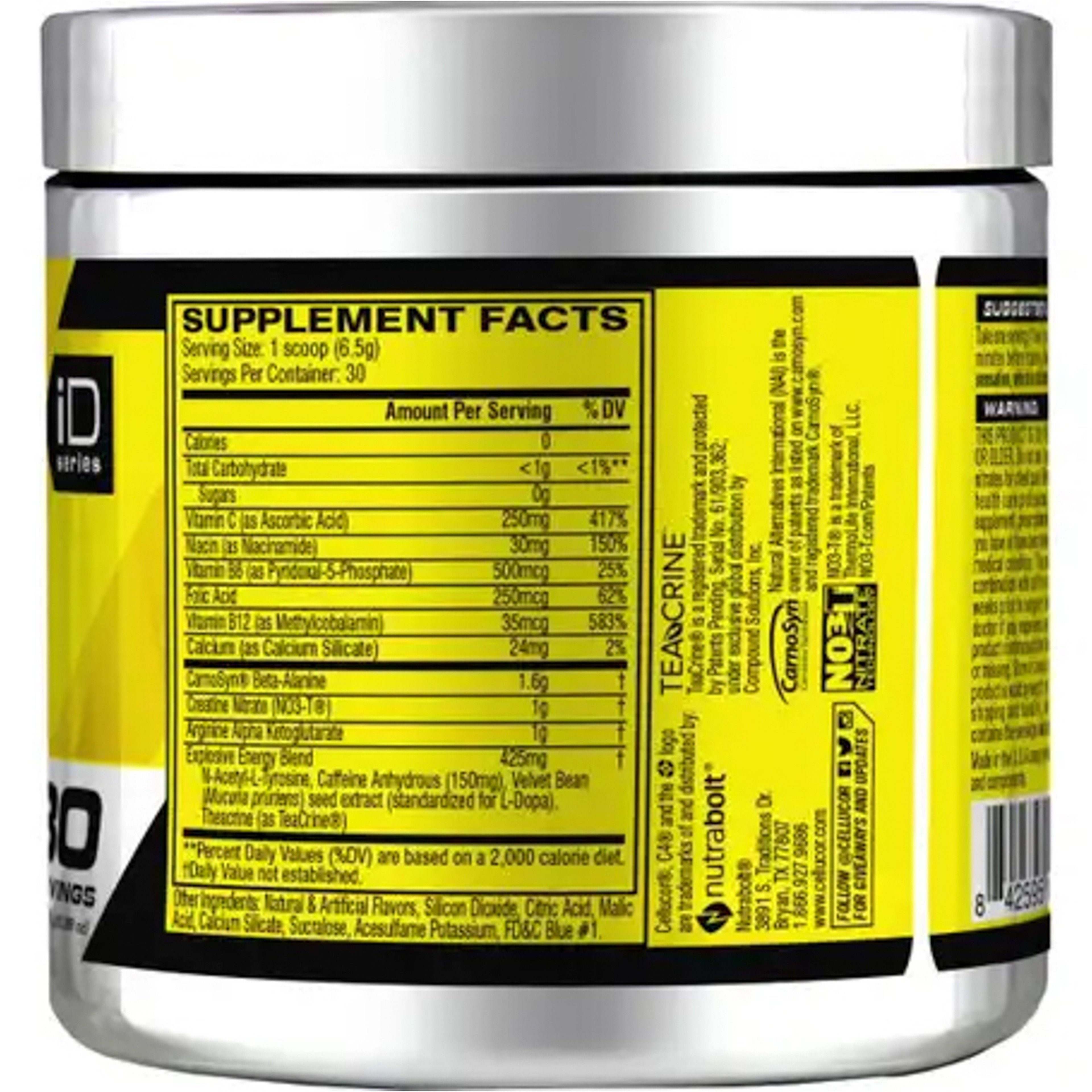 Cellucor C4 Original Icy Blu Razz pre workout 30 Ser