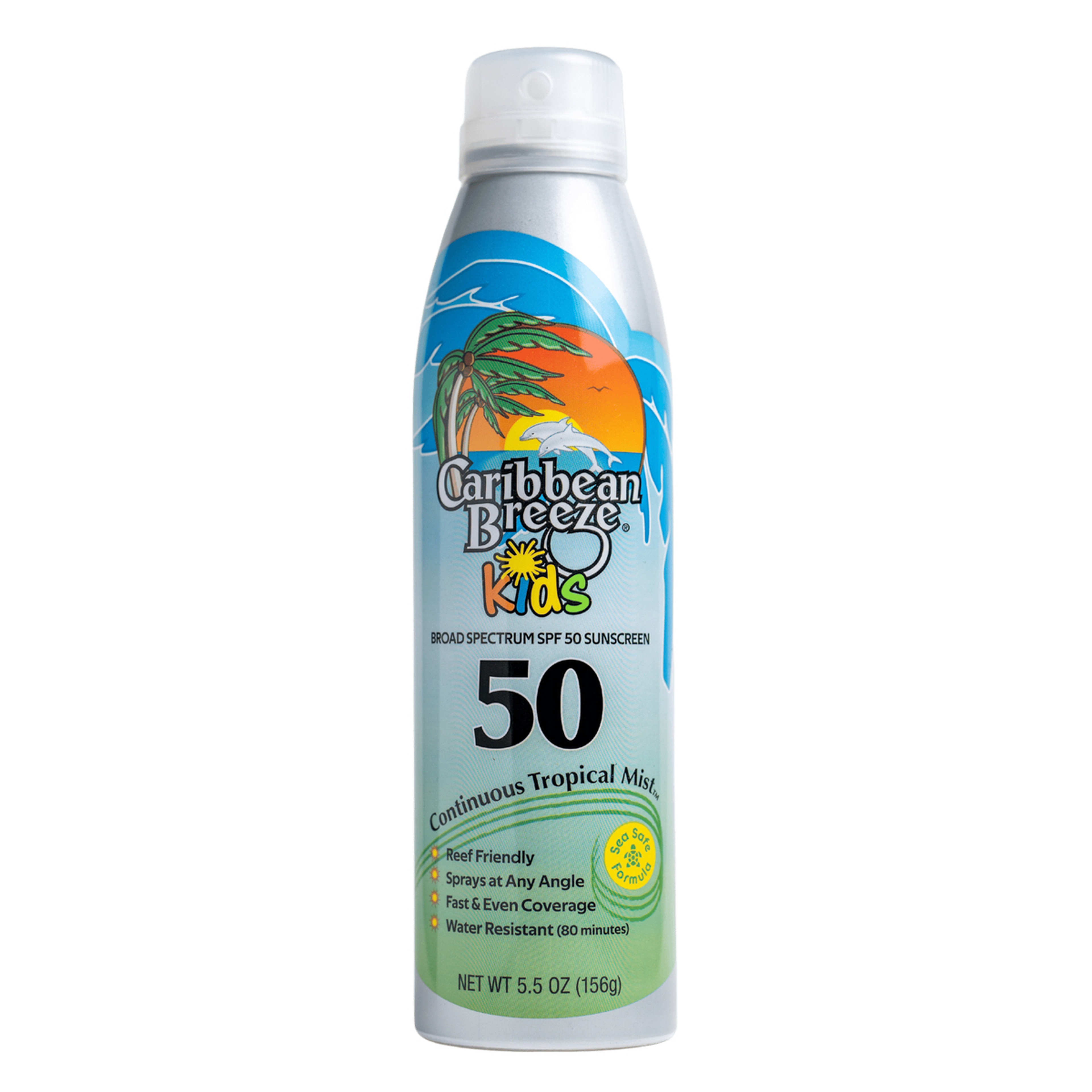 Caribbean Breeze Kid Sunscren Spry Spf50 156 ml