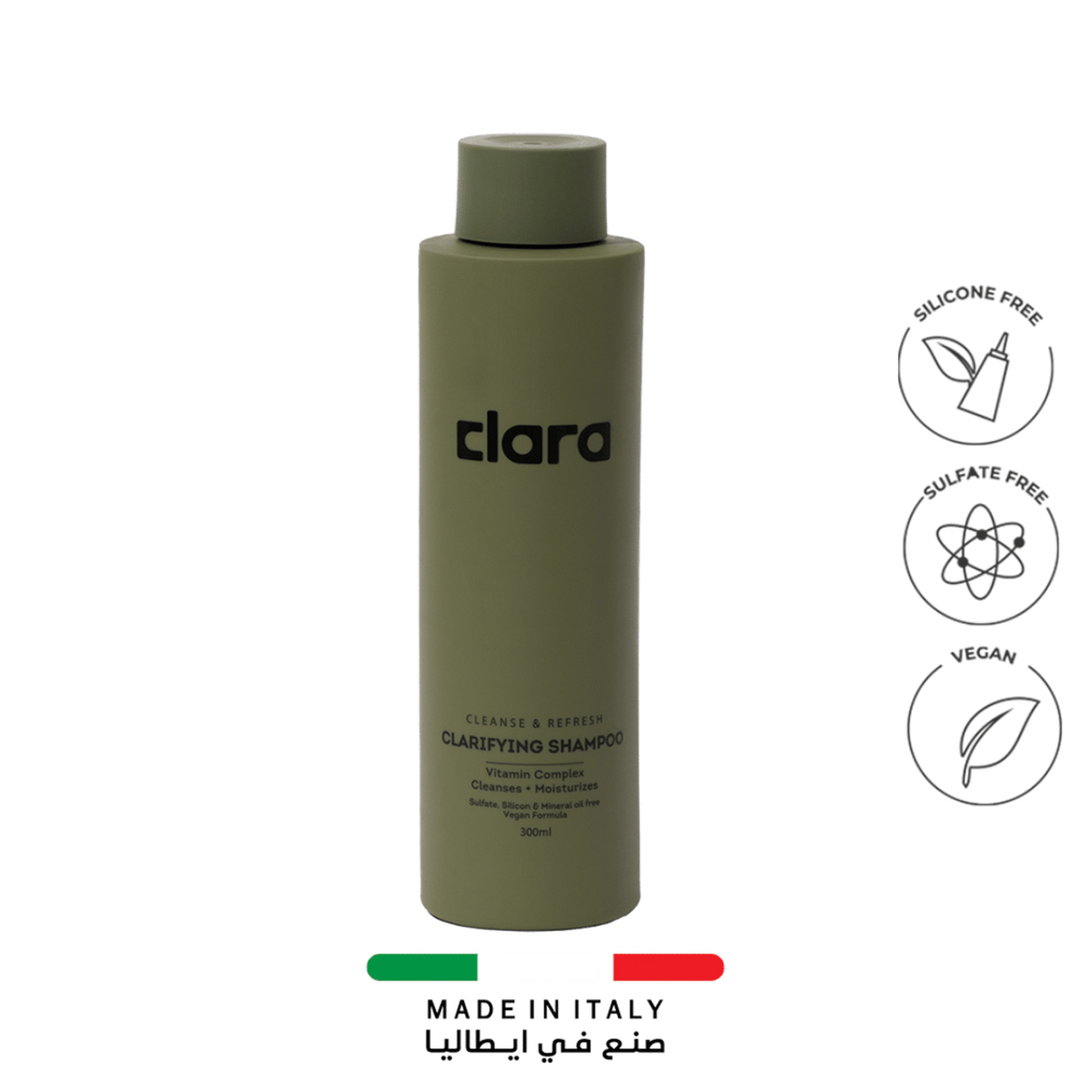 Clara Clarifying hair Shampoo 300Ml