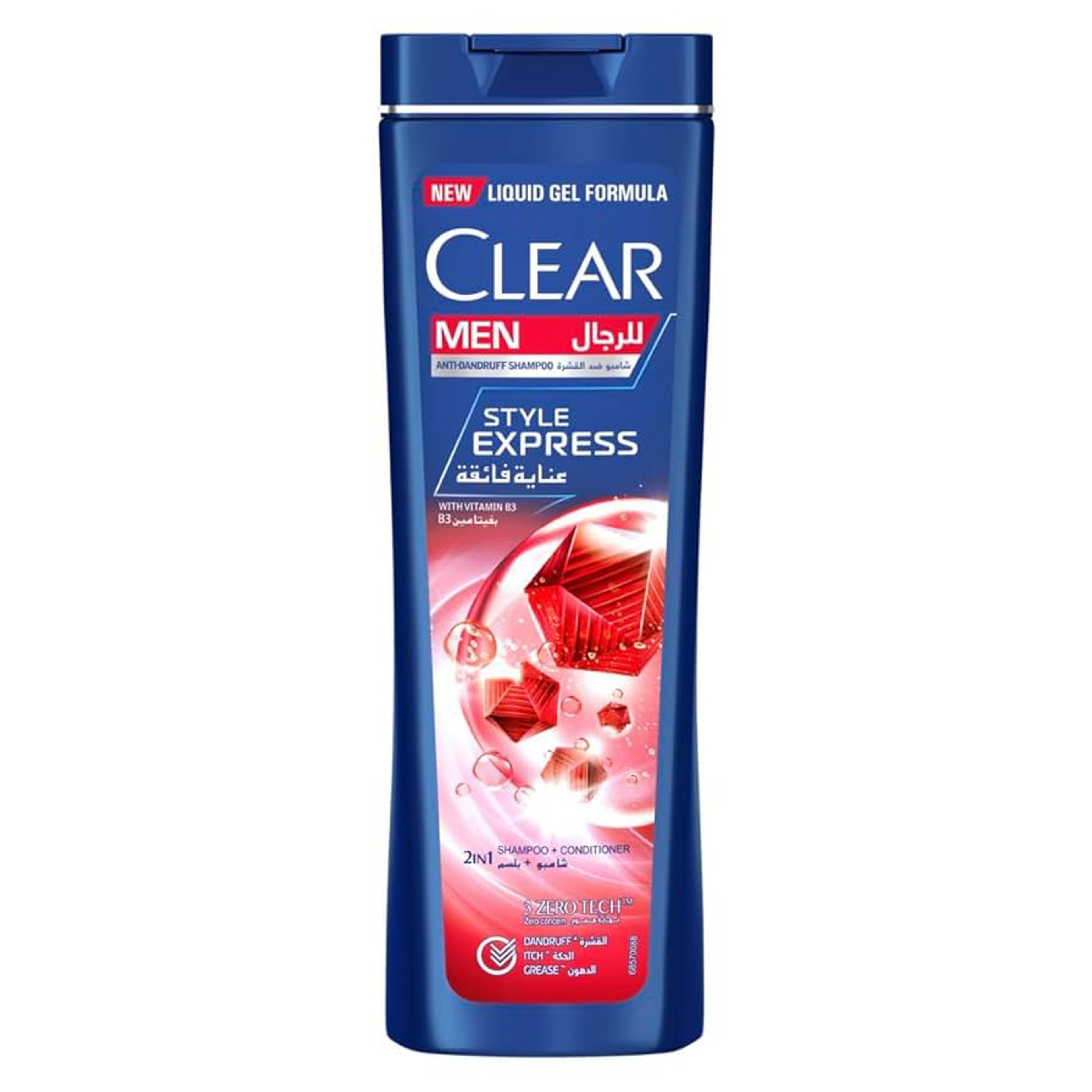 Clear Men's Anti-Dandruff Style Express 2in1 Shampoo