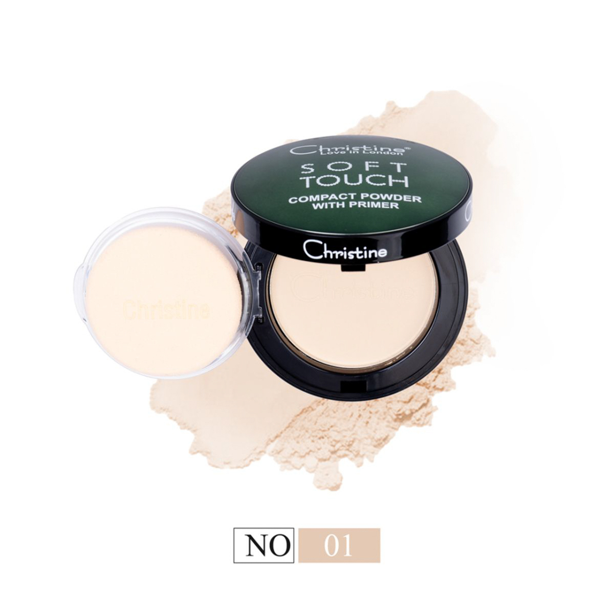 Christine Soft Toch Compact Powder | Whites