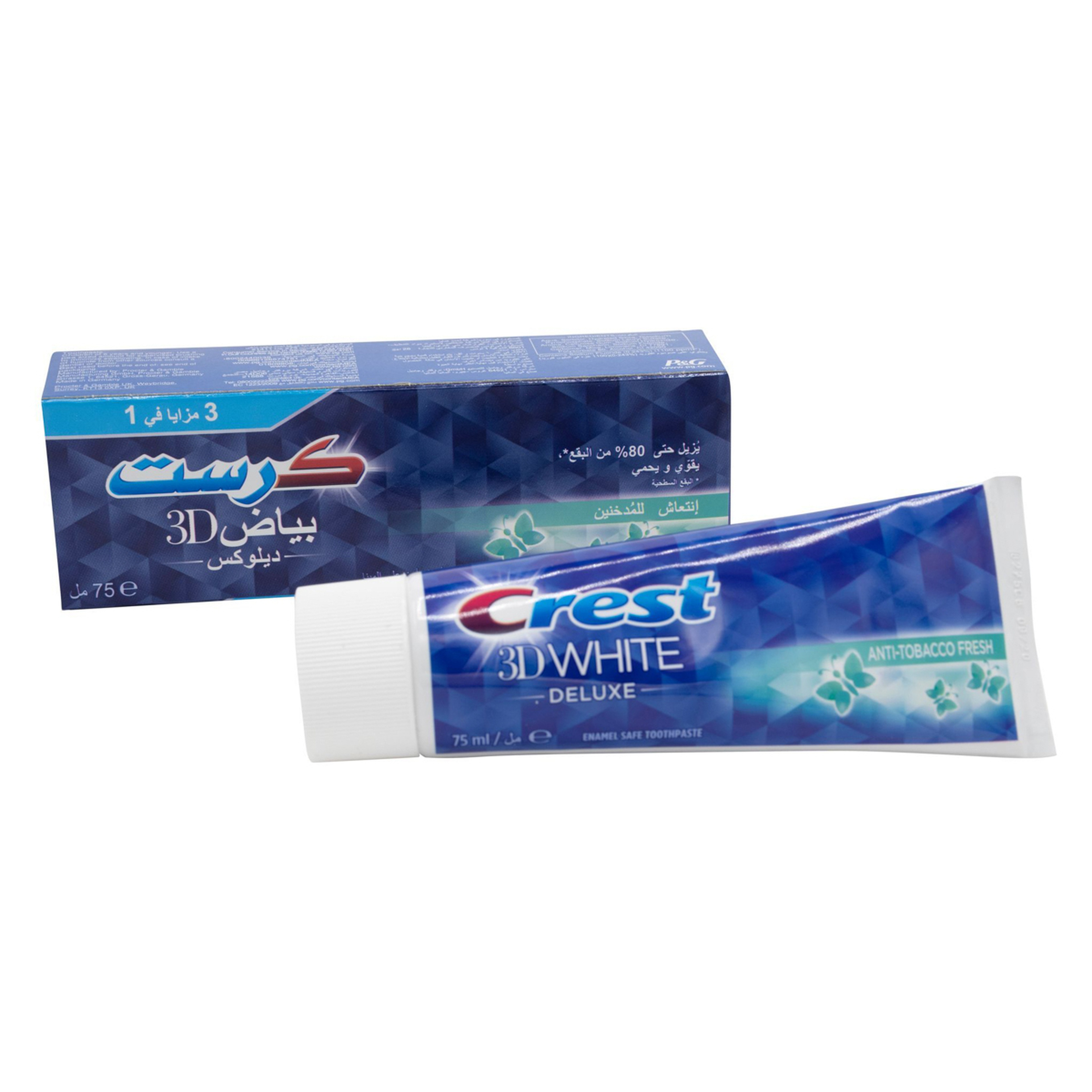 Crest T.P.3D White Deluxe Anti 75ML