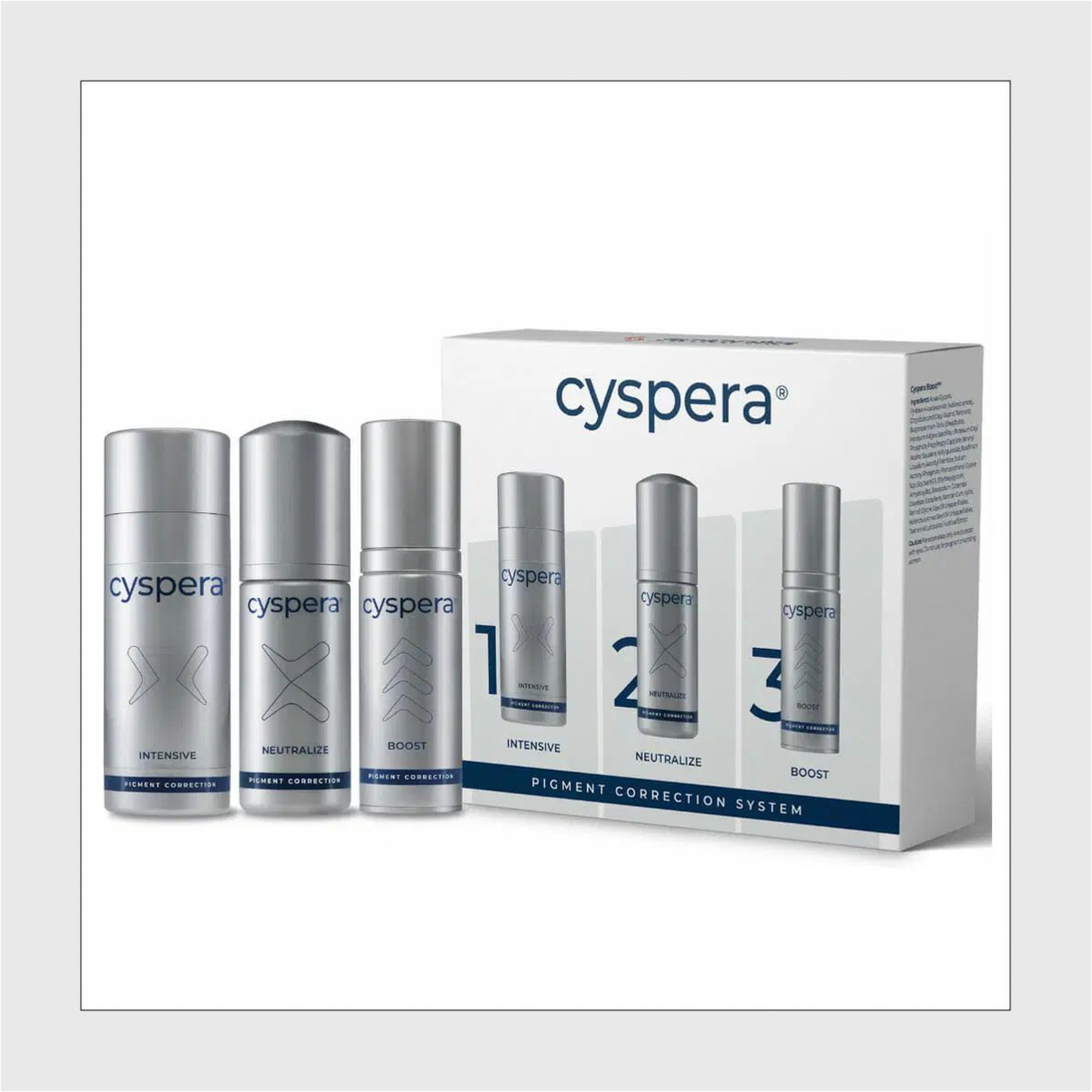 سيسيبرا للتصبغات والبقع الداكنه وبشره مشرقه مجموعة متكامله 