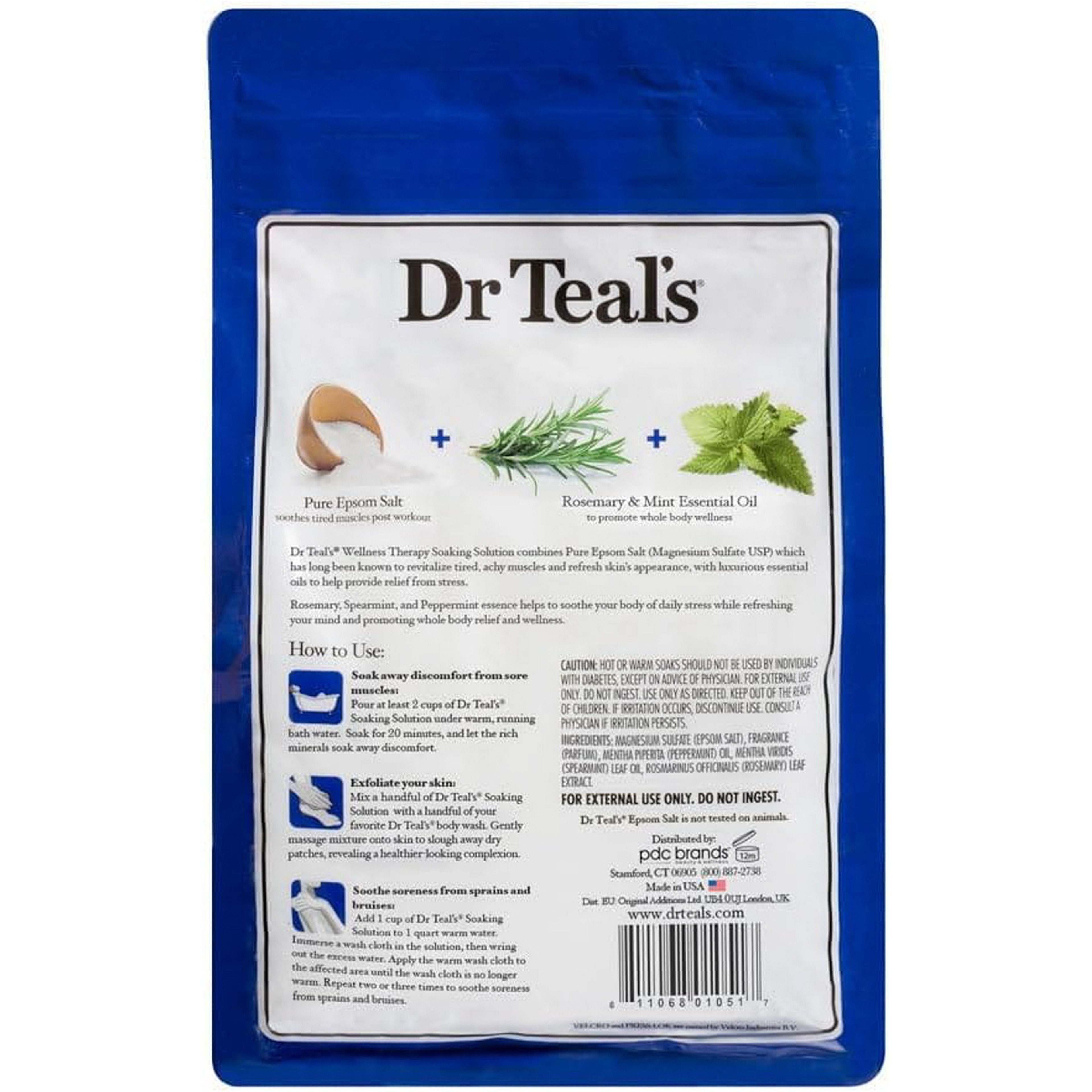Dr Teal’S Wellness Soak Salt 1360G