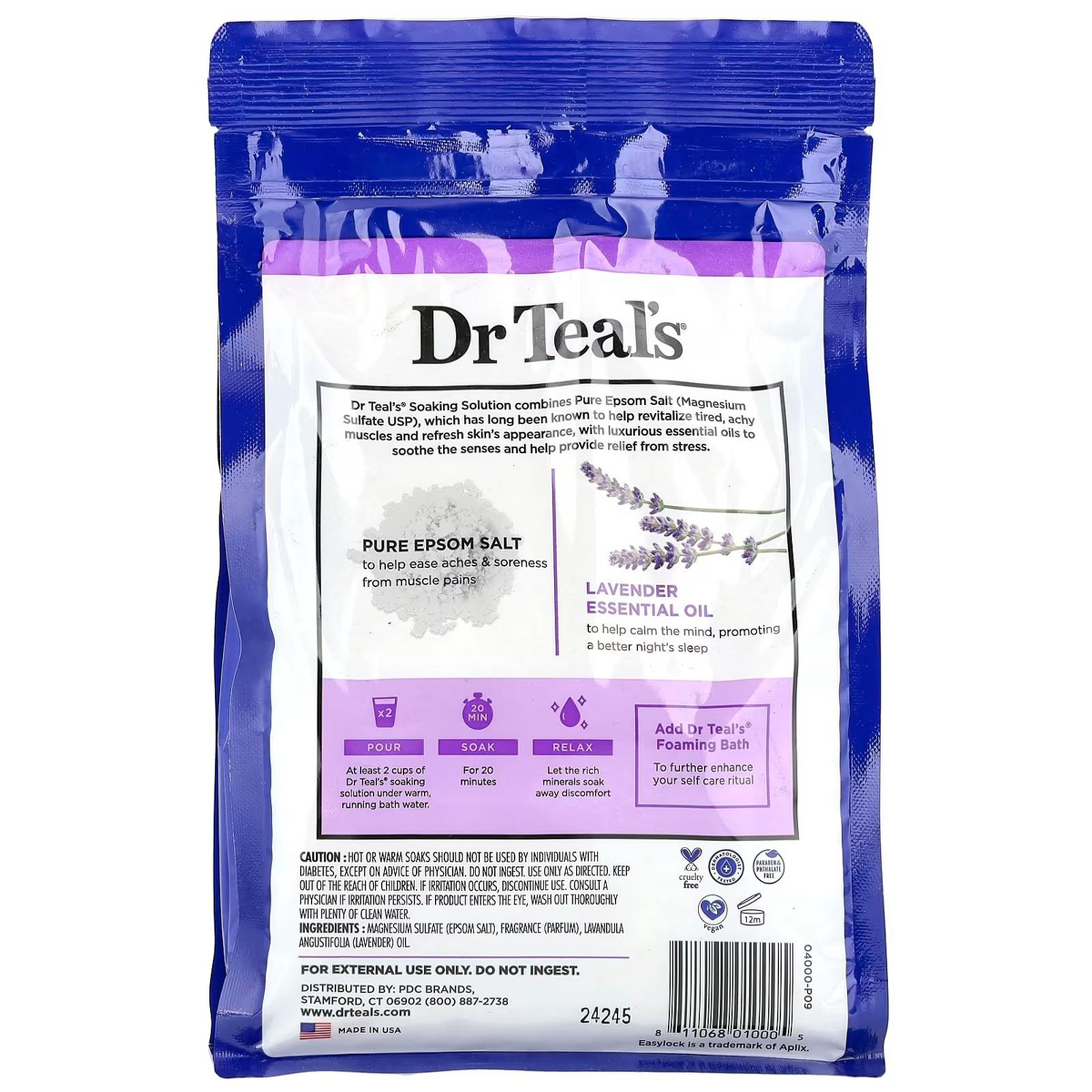 Dr Teal’S Lavender Sleep Salt 1360G