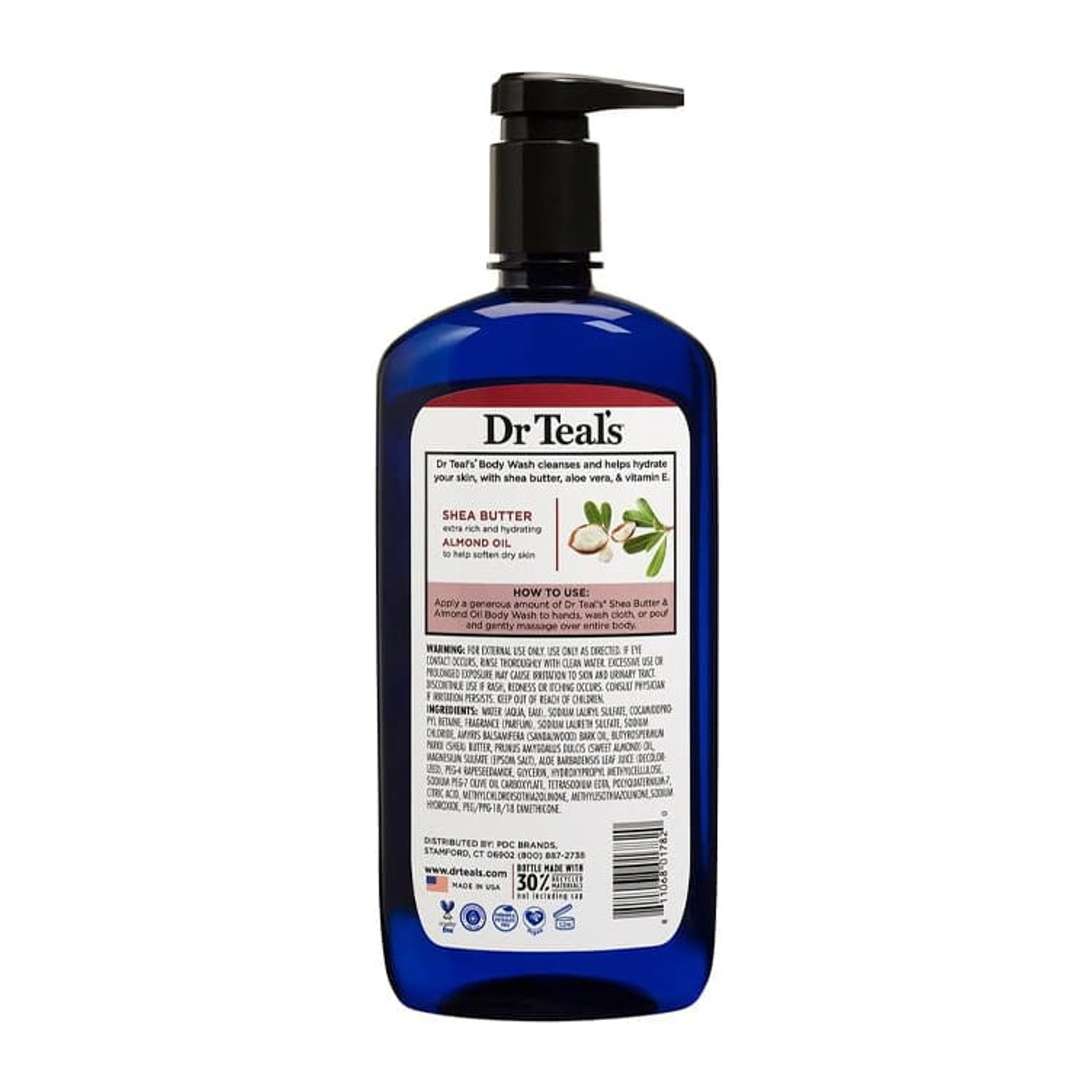 Dr Teal’S Shea & Almond Wash 710Ml