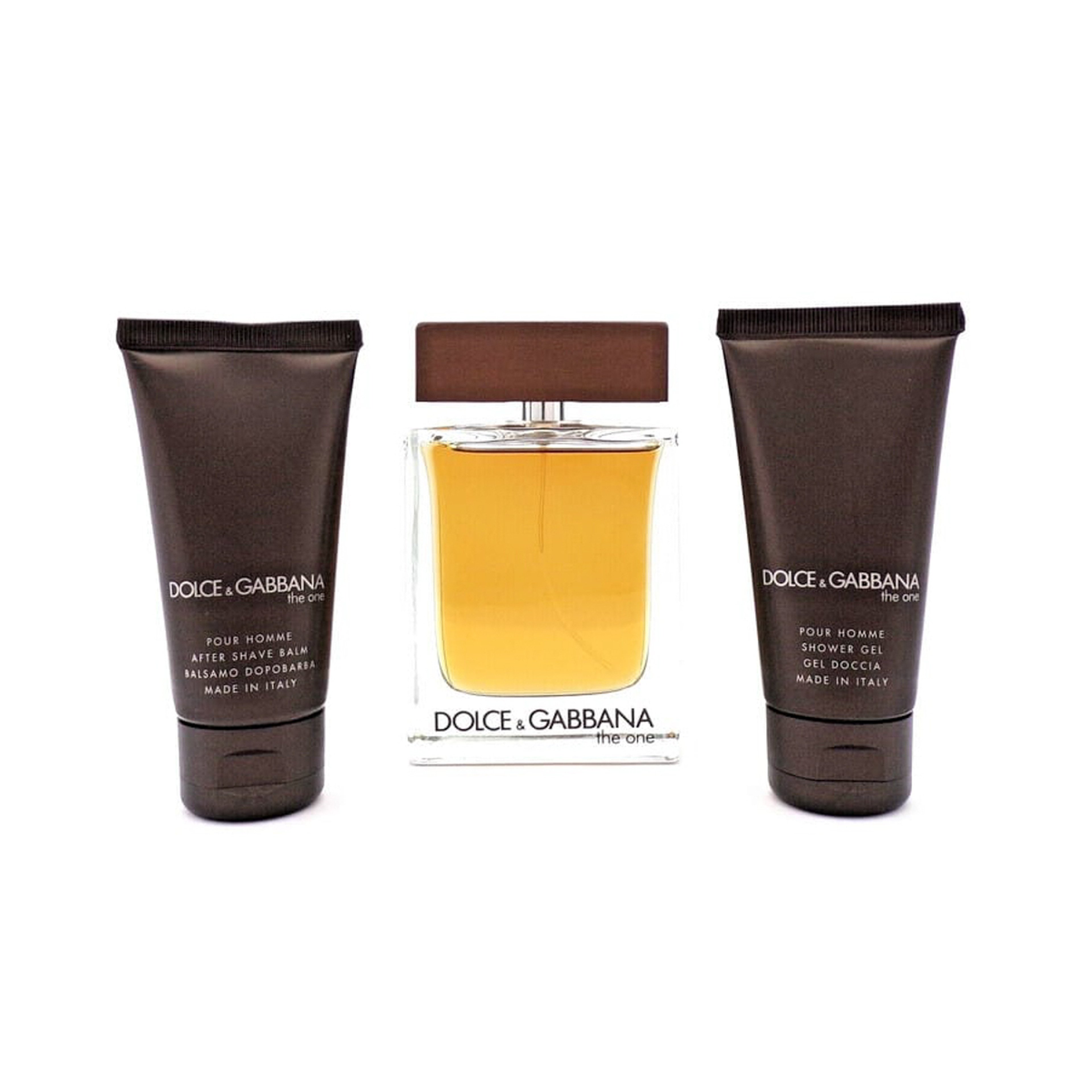 دولتشي آند غابانا ذا ون بور أوم محموعة  عطر  100 مل  + افتر شيف 50 مل + شاور جل 50 مل 