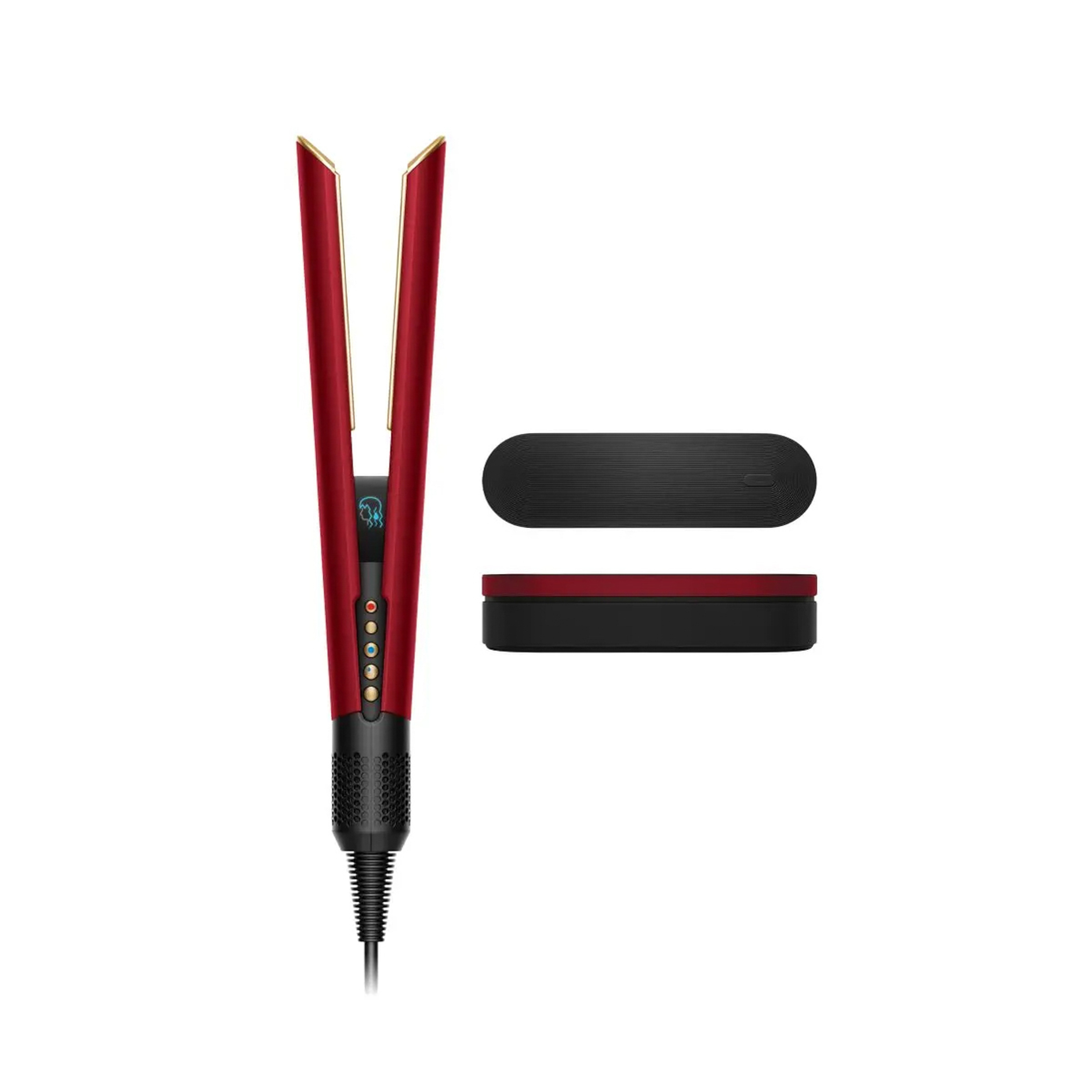 Dyson Airstrait Red Velvet Gold