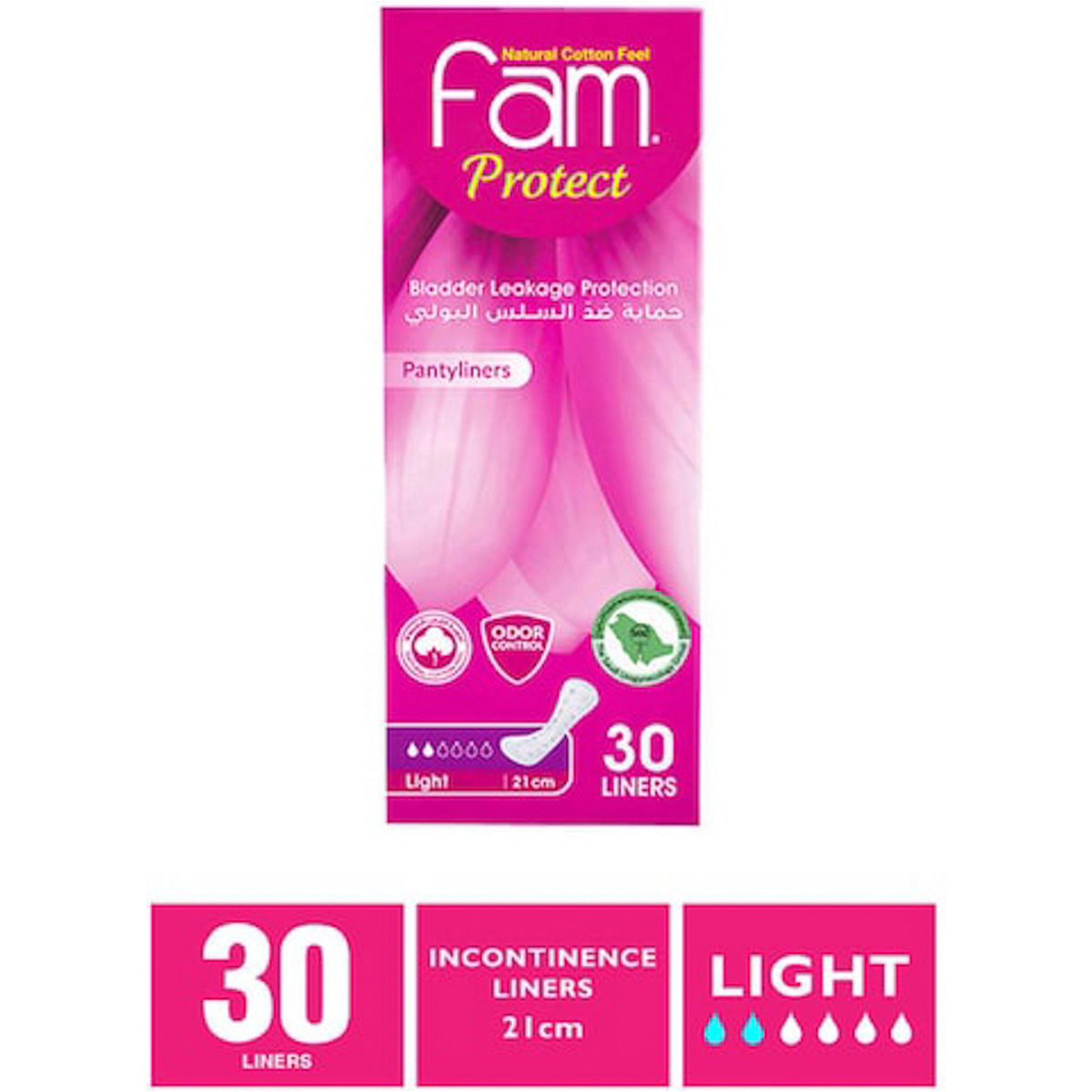 Fam Protect Pantyliners Light 30 piece
