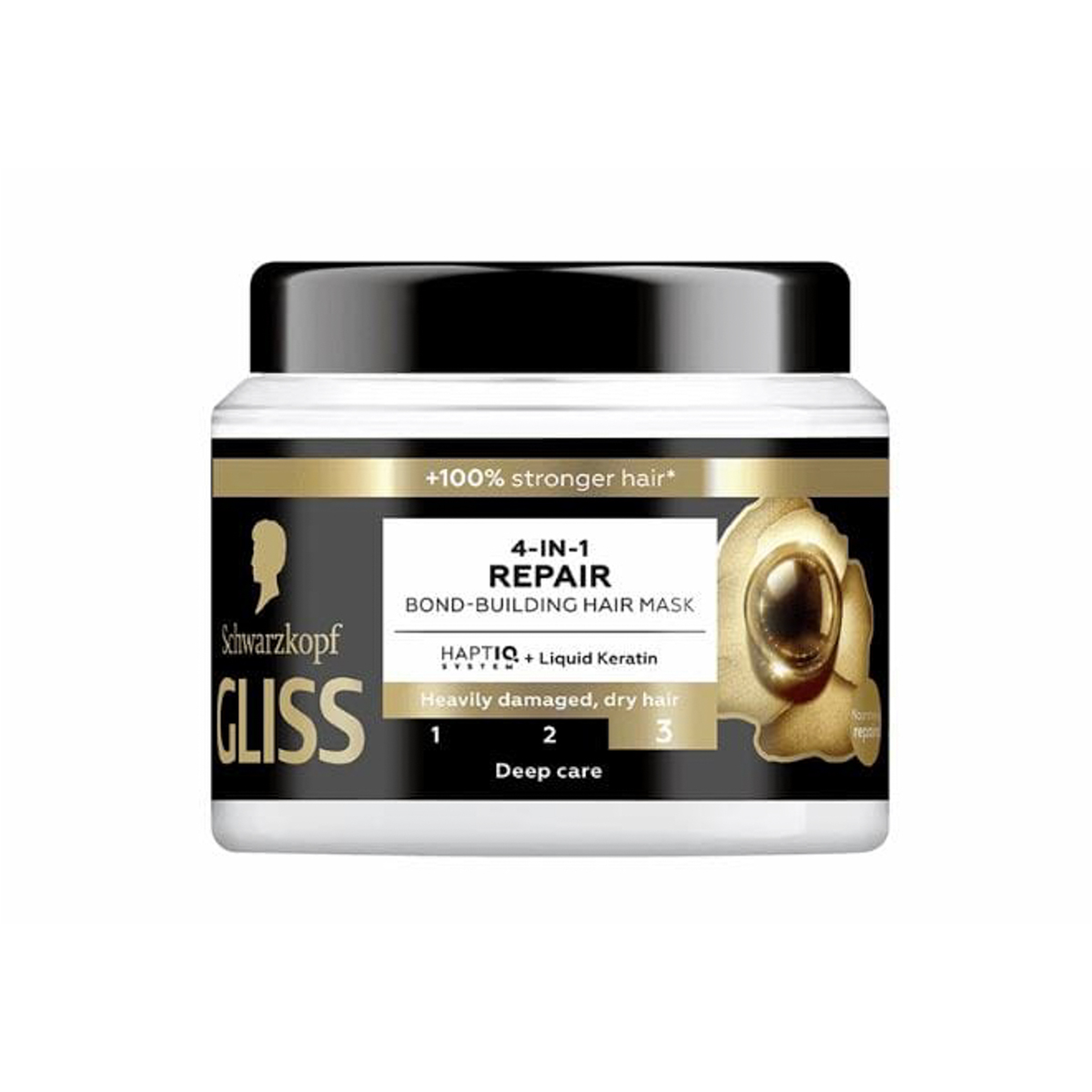 Schwarzkopf Gliss 4-in-1 Moisture Bond-Building  for heavily damaged and dry hair Mask 400ml