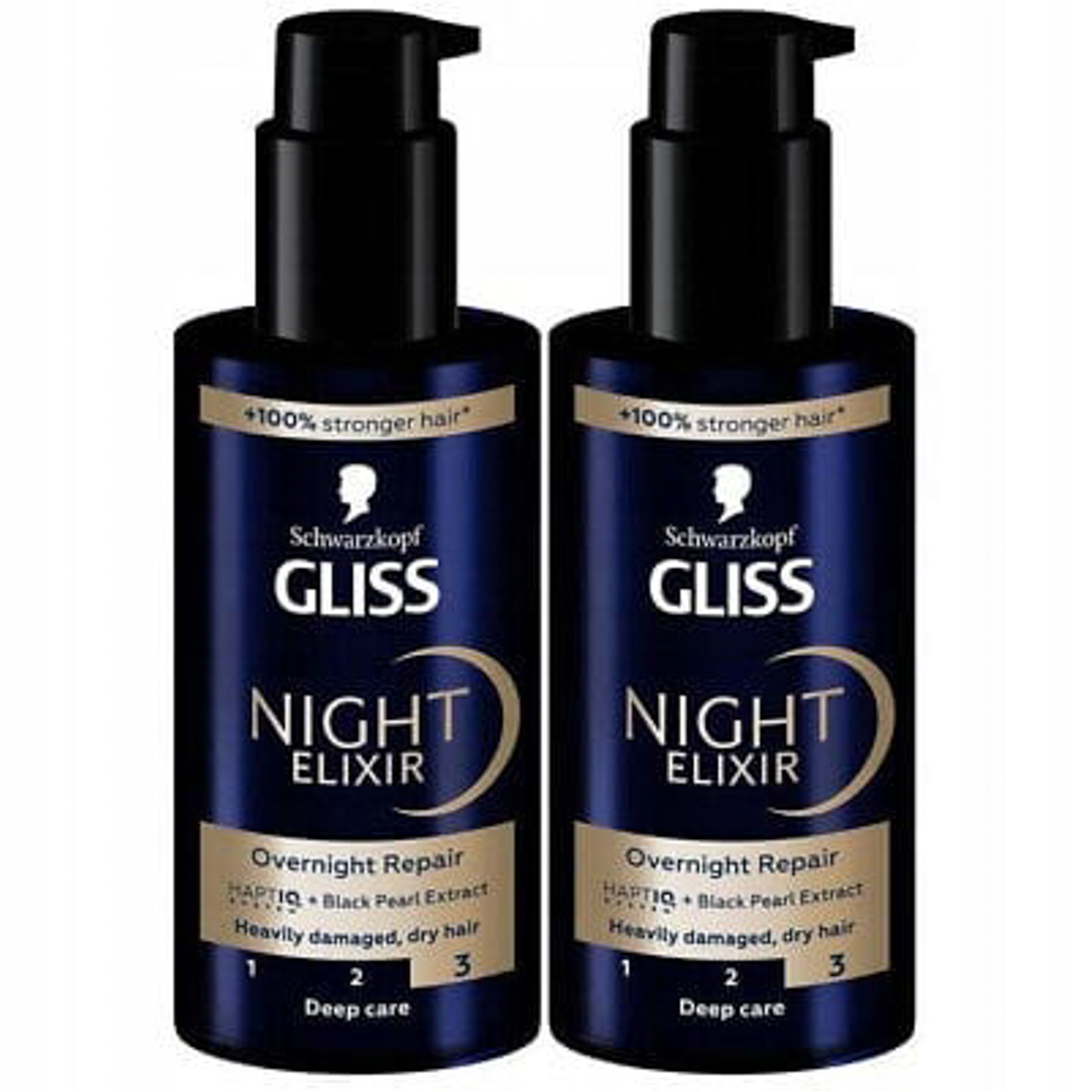 Schwarzkopf Gliss  Night Elixir Overnight Repair for heavely damaged and dry hair Serum 100 ml