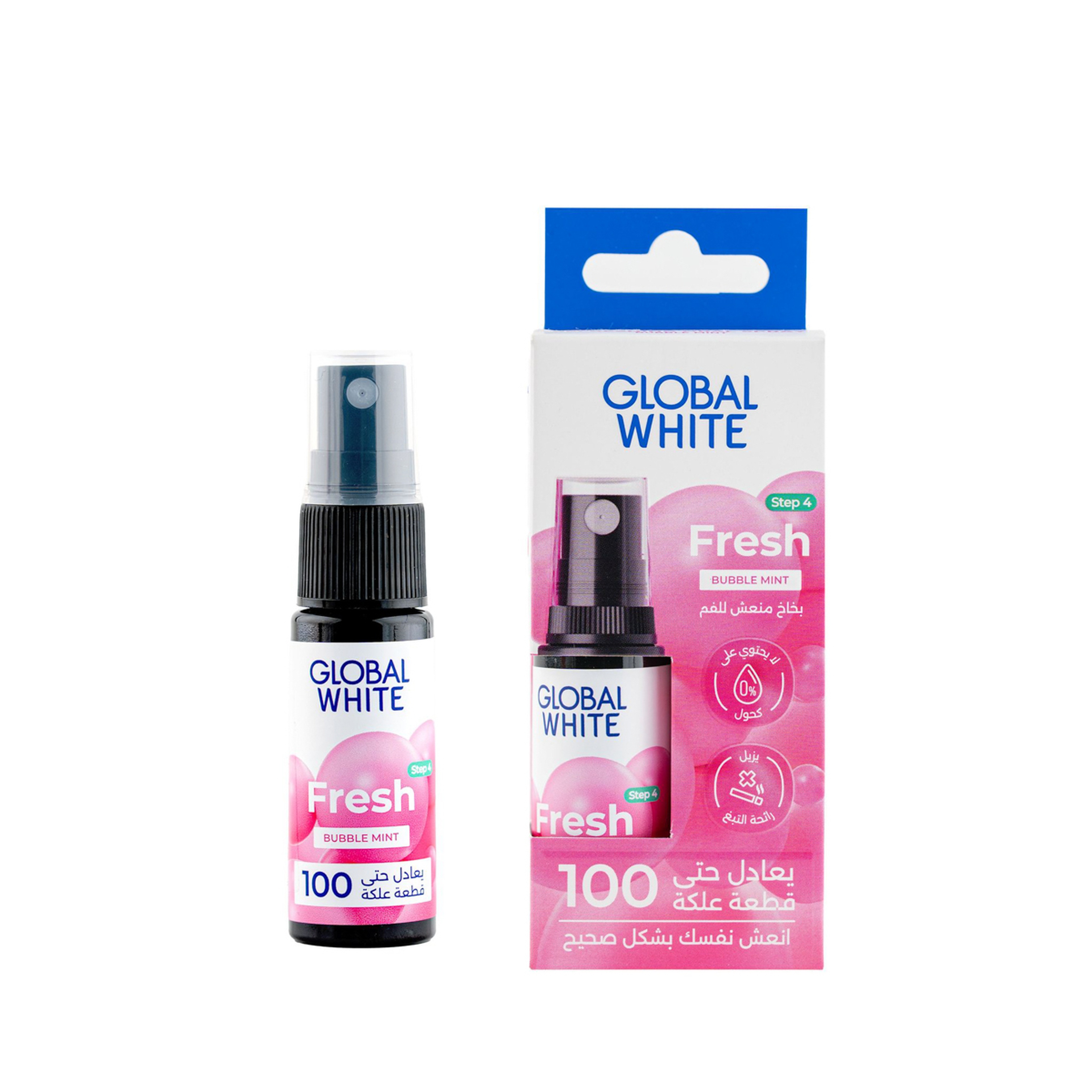 Global Fresh Bubble Mint Taste spray 15Ml
