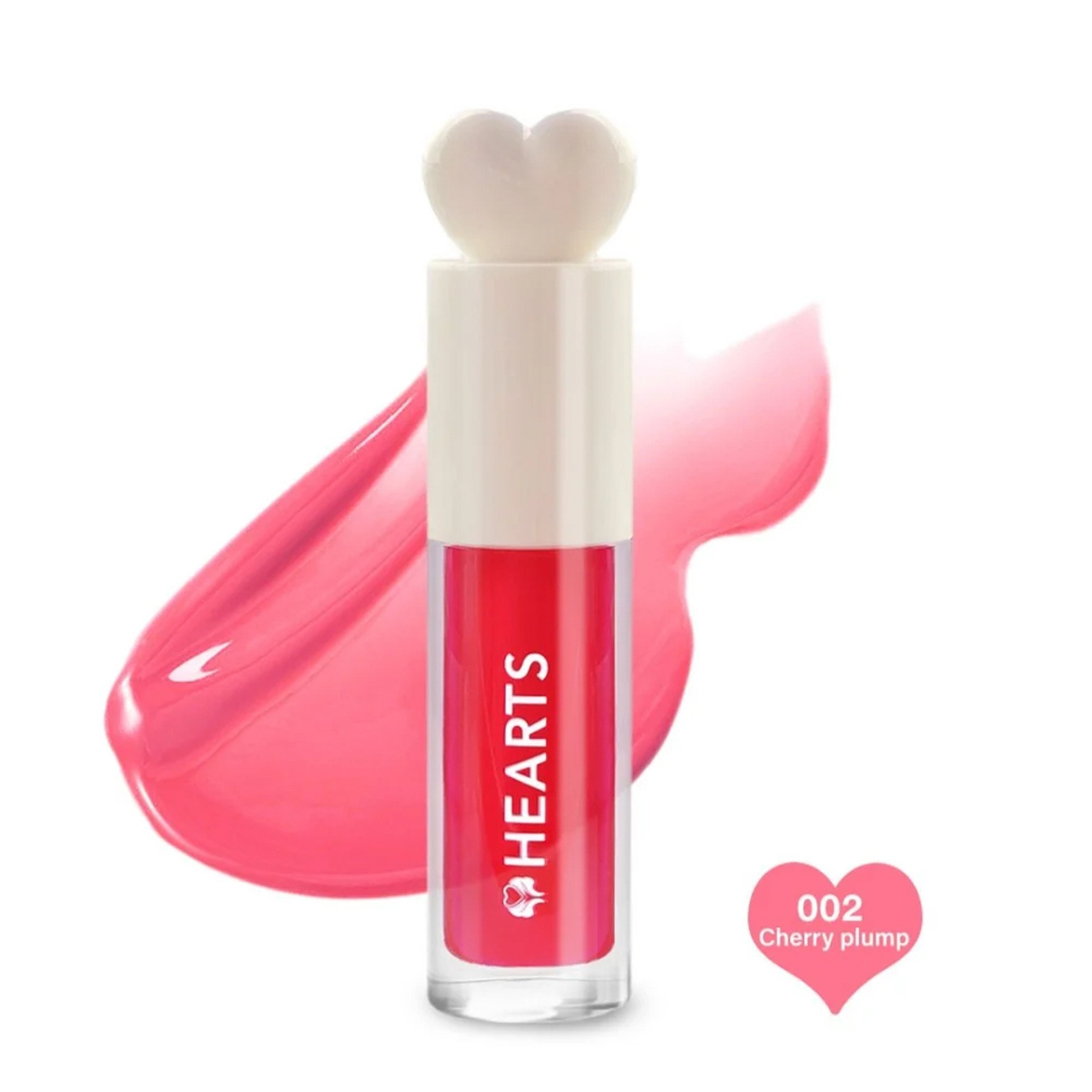 Hearts 002-Lip Gloss Cherry