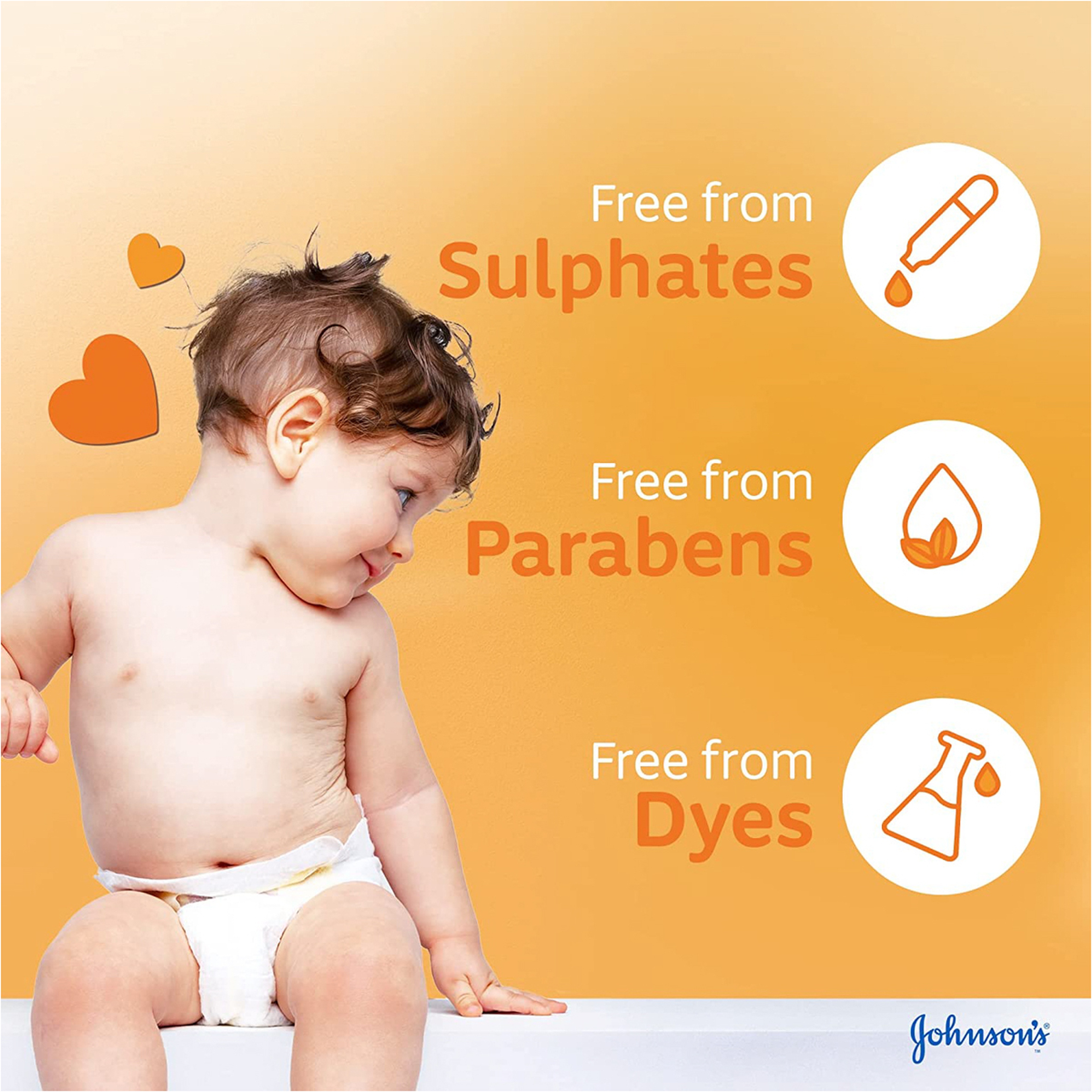 جونسون شامبو أطفال أصفر 300 مل