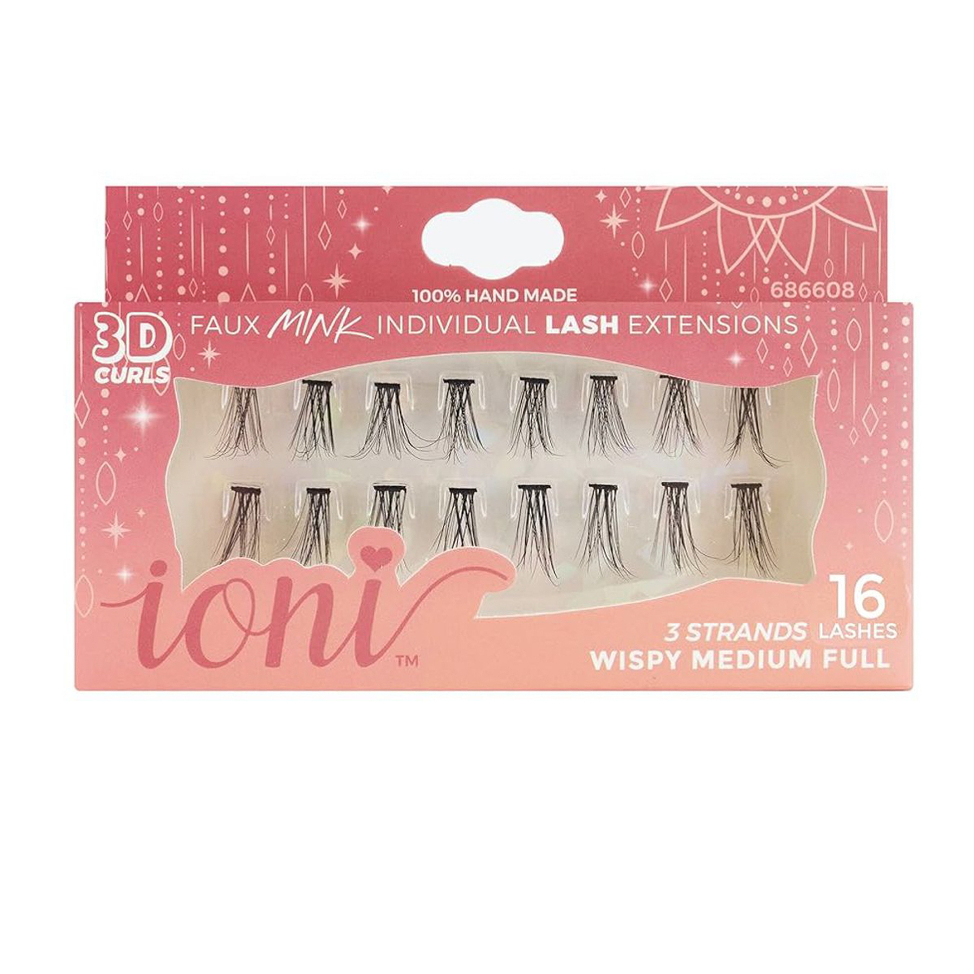 أيوني رموش فردية ثري دي منك  686608