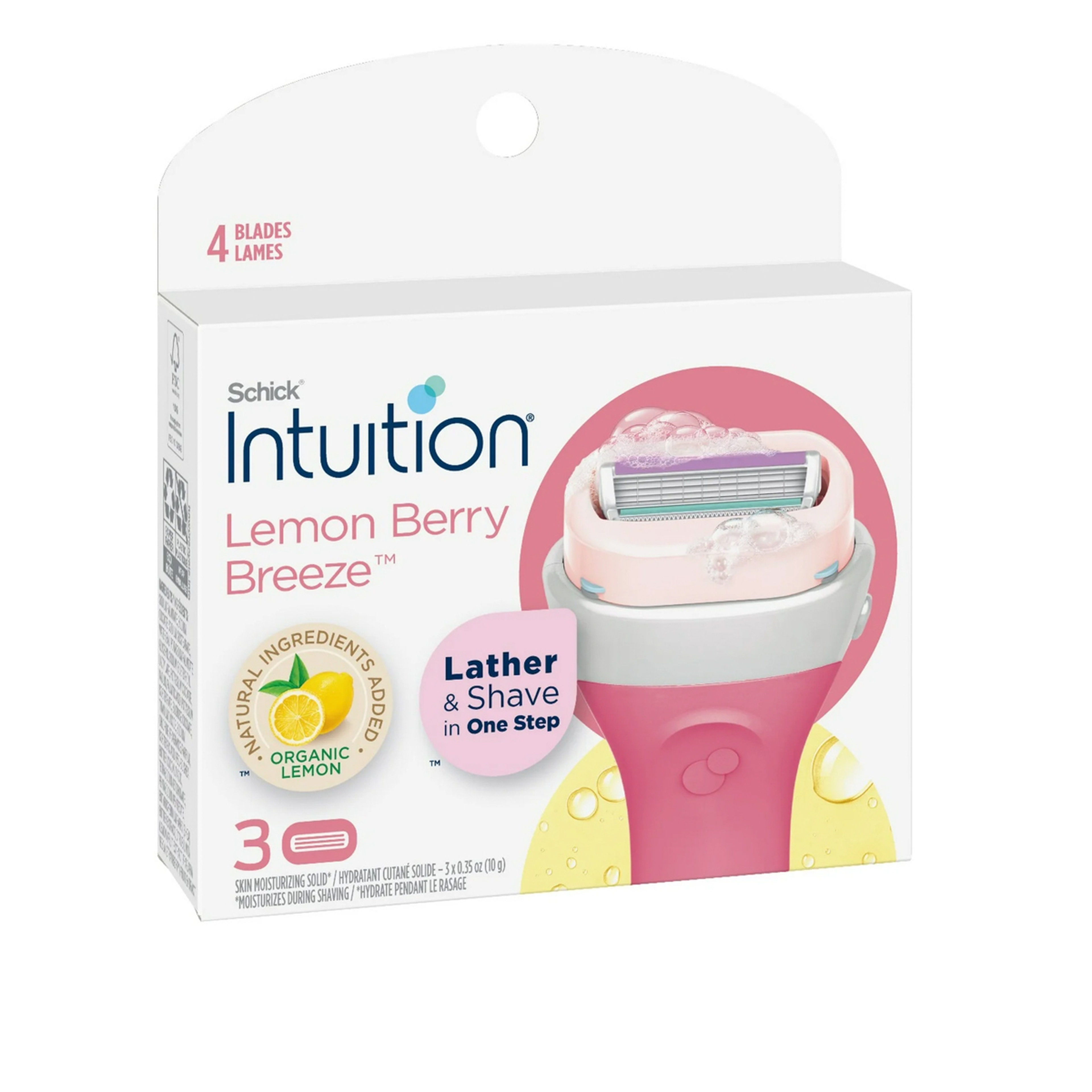 Intuition Lemon Berry Breez blades 3 piece