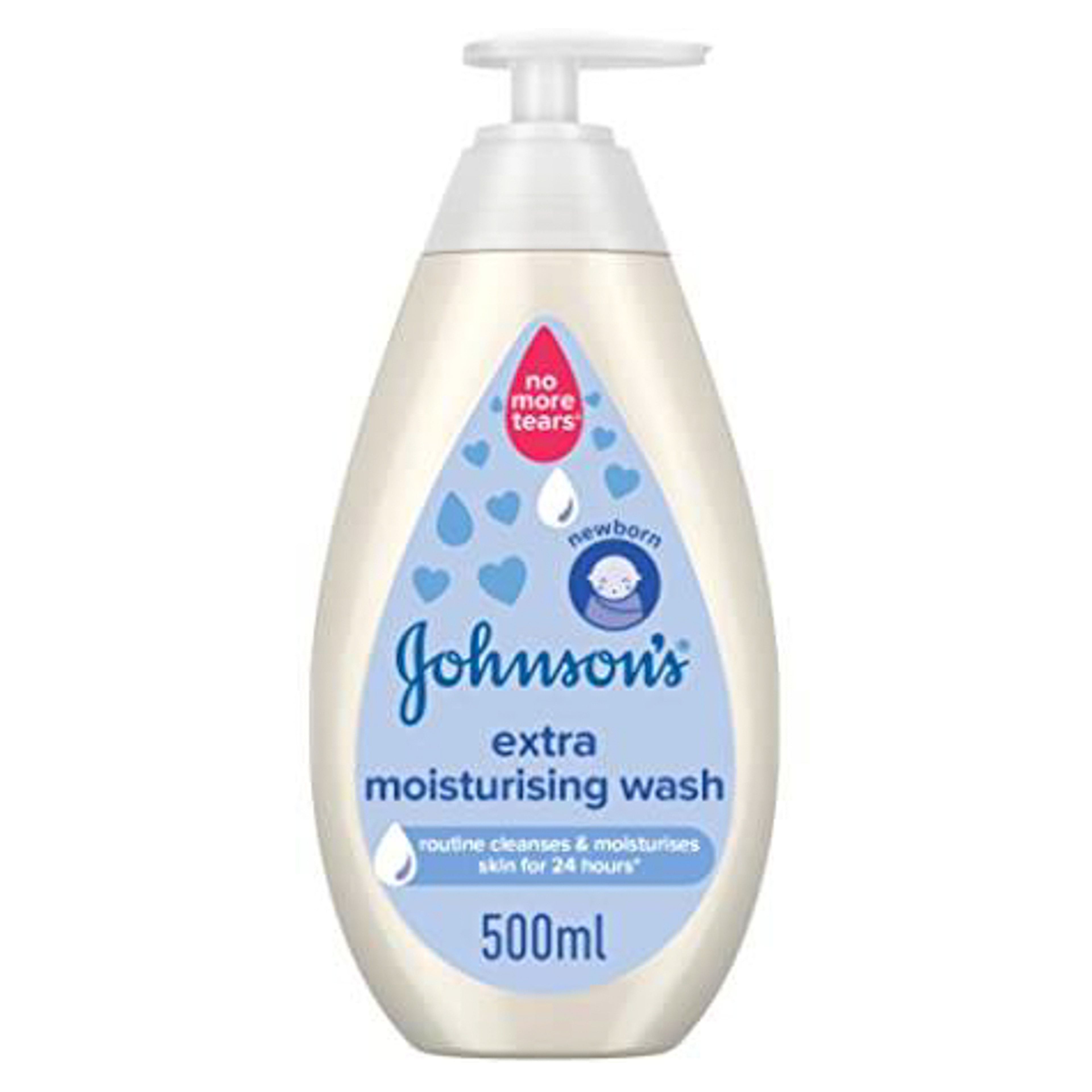 J&J Extra Moist Wash 500 Ml