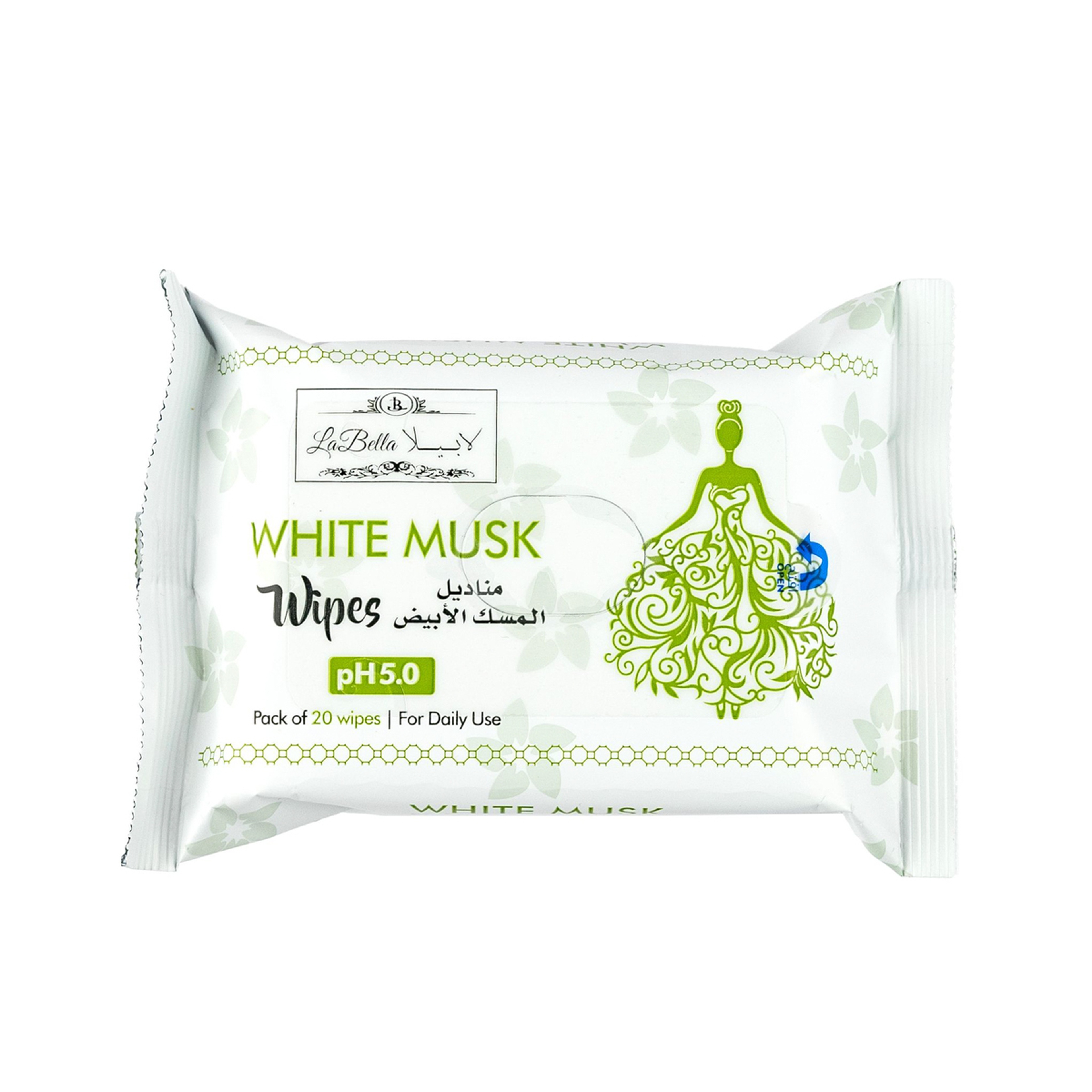 Labella White Musk Wipes