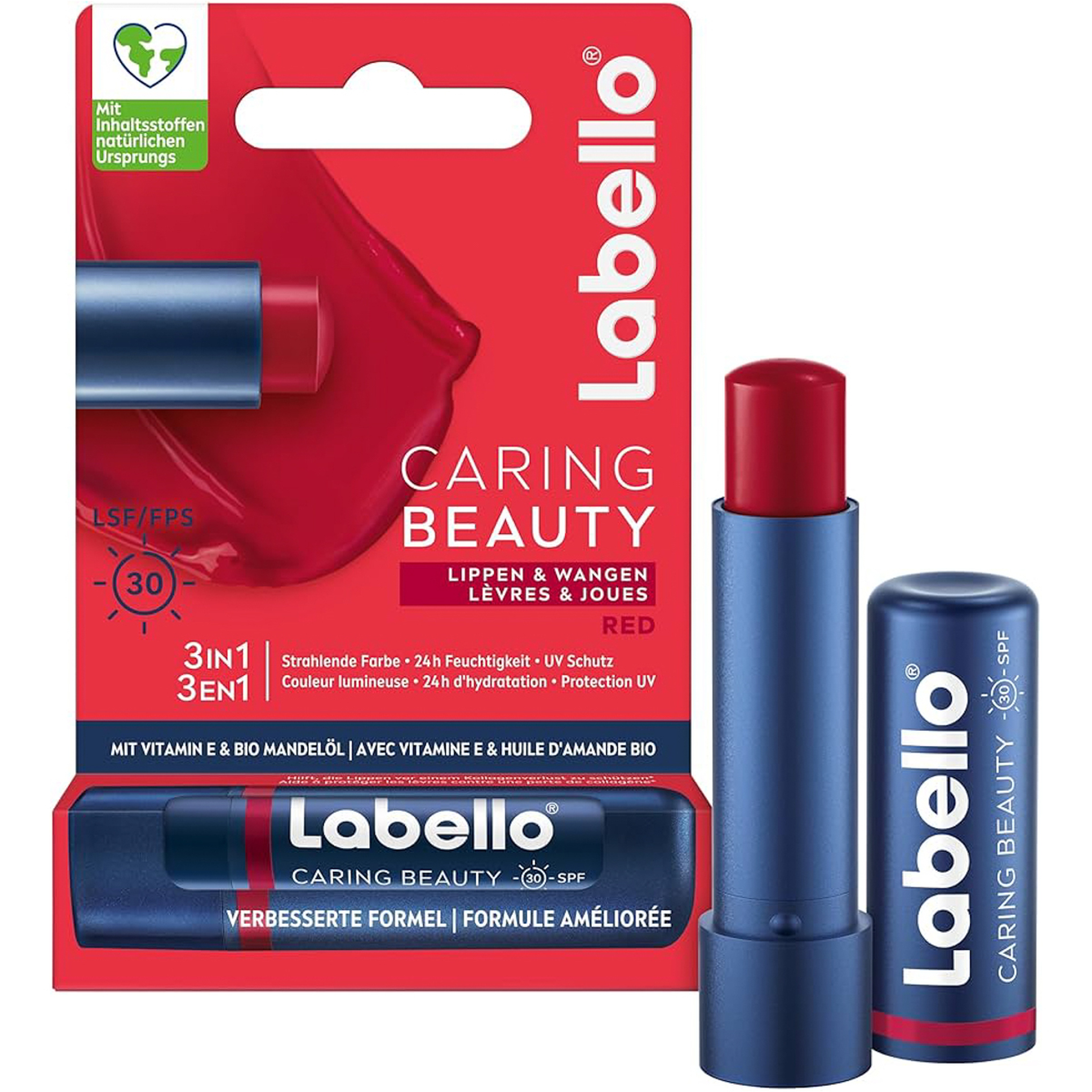 Labello Caring Beauty lip&check  Spf 30 lip balm