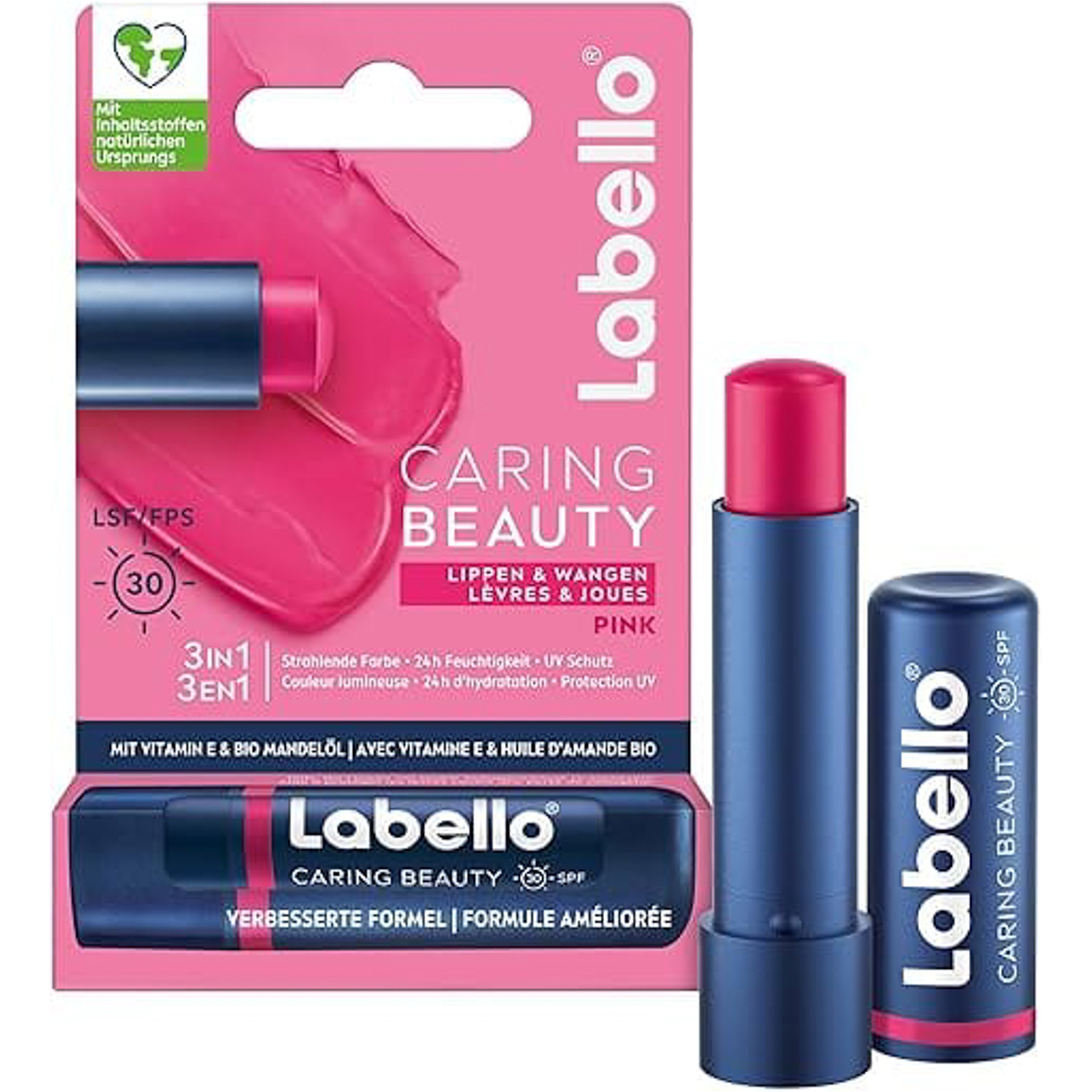 Labello Caring Beauty lip&check  Spf 30 lip balm