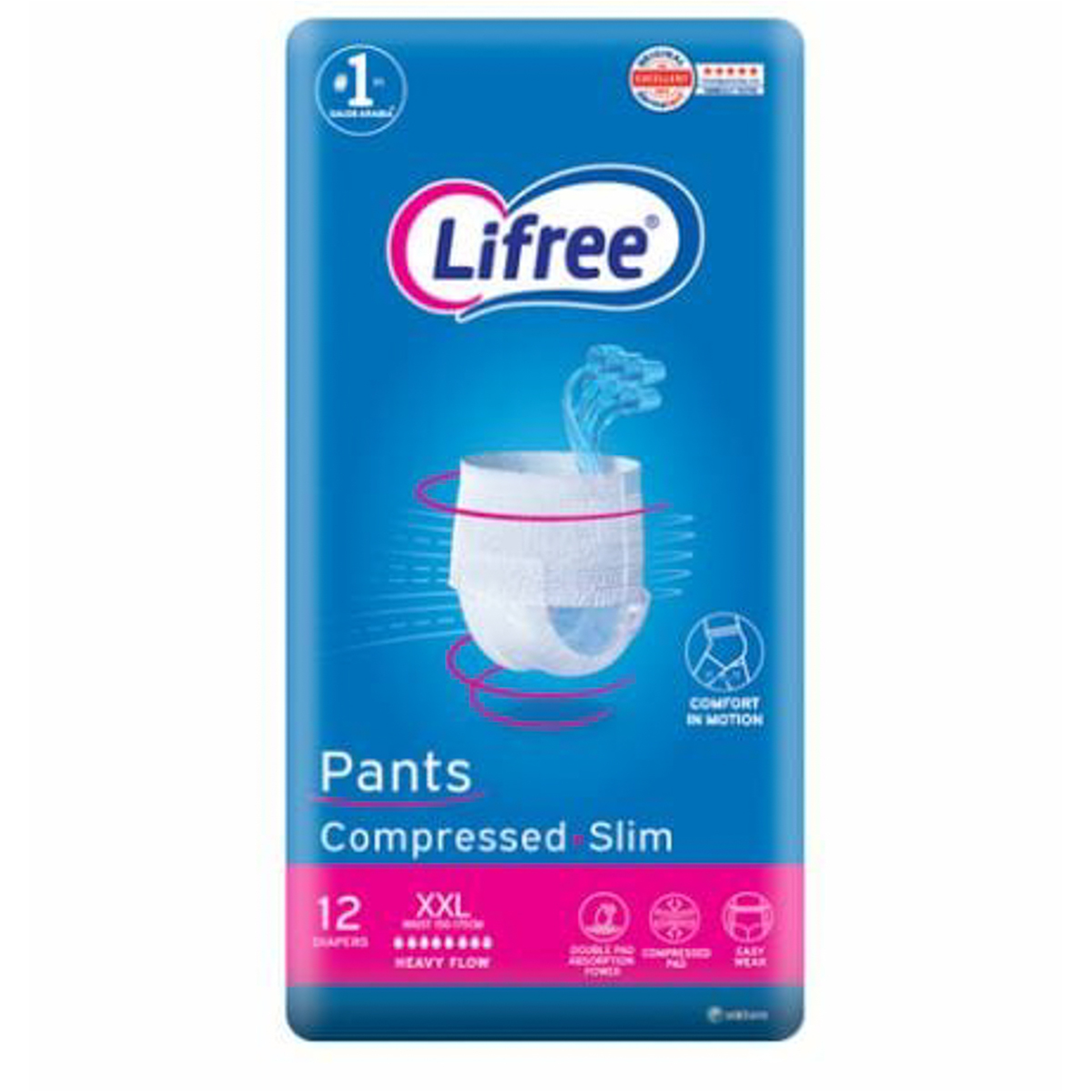 Lifree Pants Heavy Flow Xxl Jumbo 12 piece