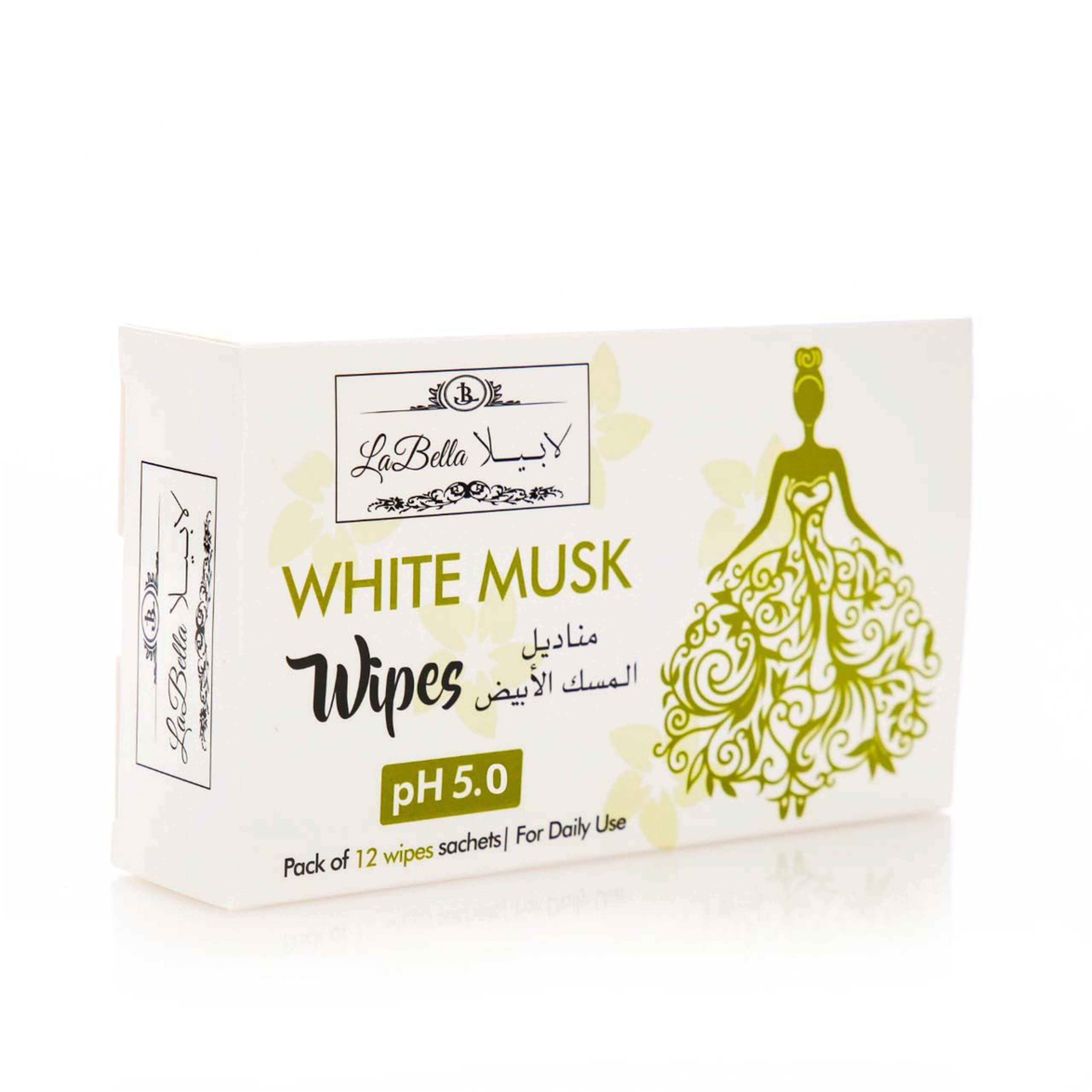 Labella White Musk Wipes
