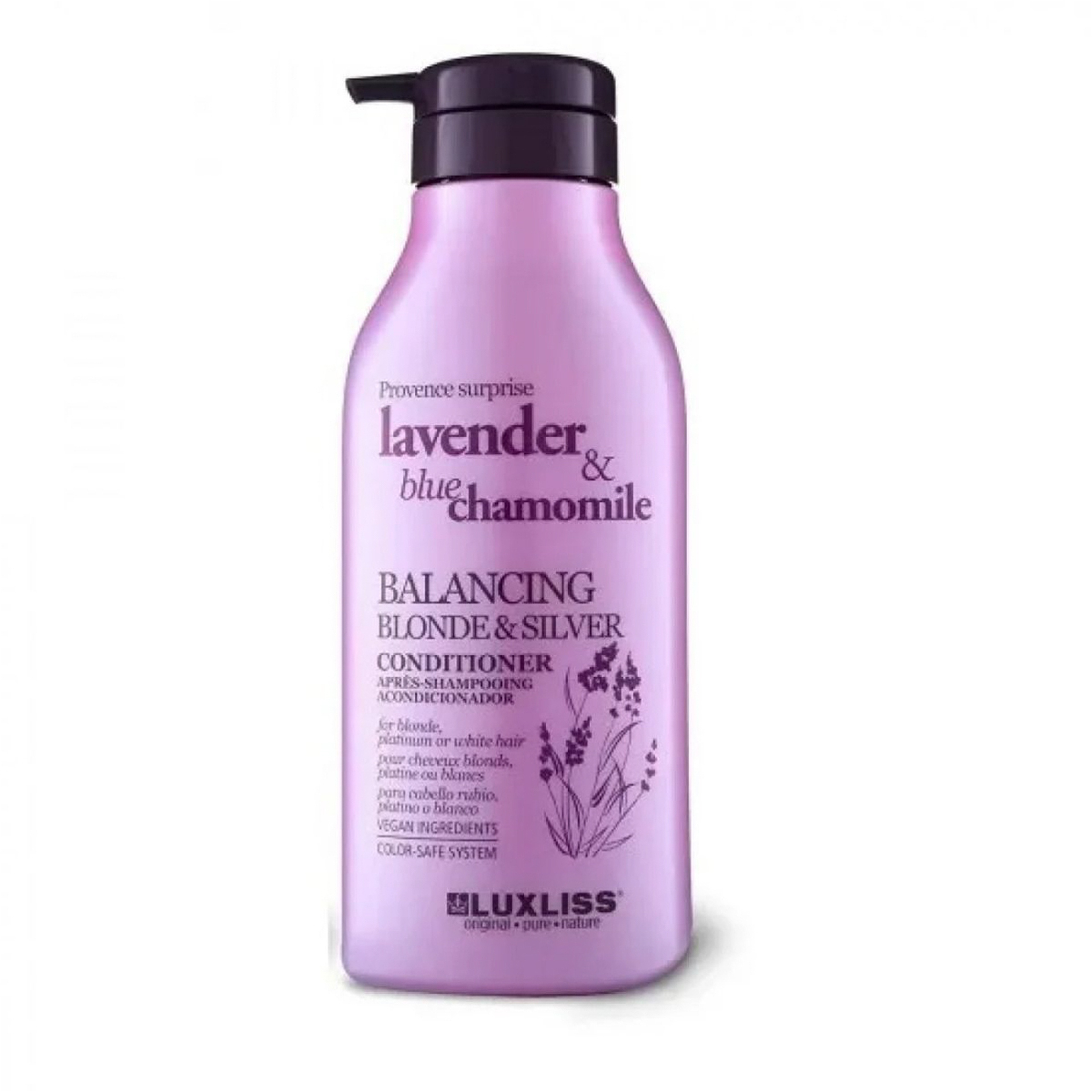 LUXLISS  LAVANDER & CHAMOMILE BALANCING BLONDE & SILVER CONDITIONER