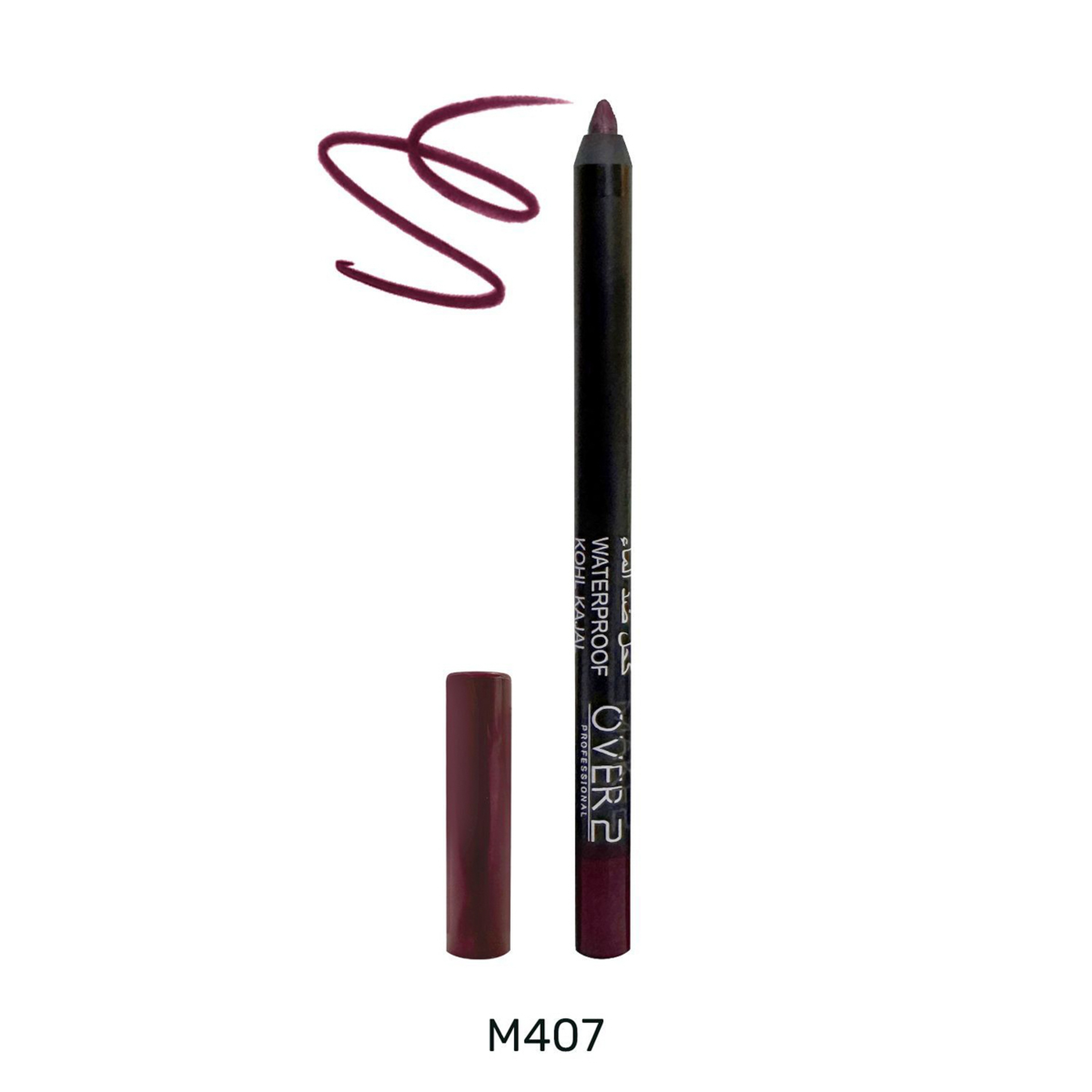 ميك اوفر22 كحل كاجال ضد للماء M407 مارون