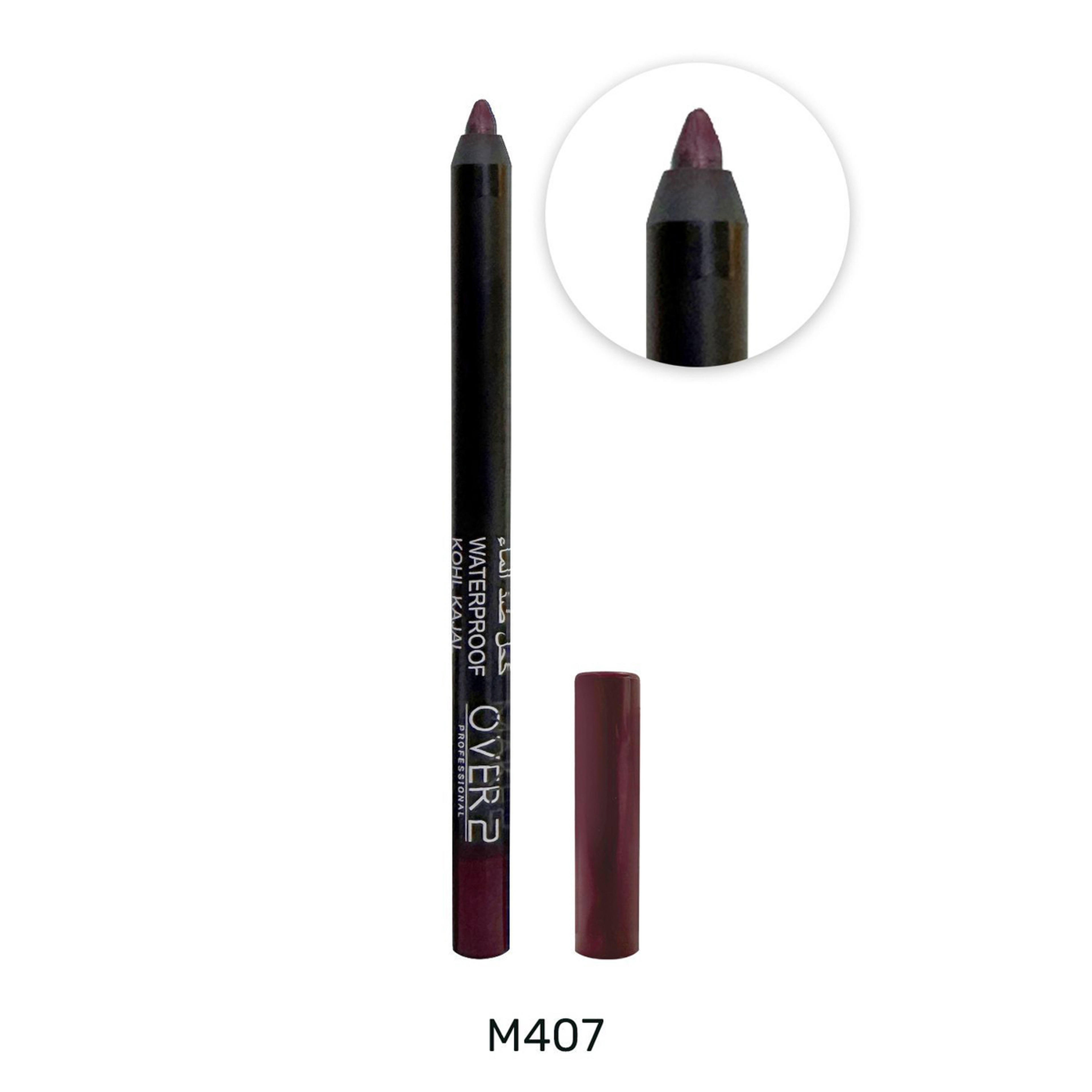 ميك اوفر22 كحل كاجال ضد للماء M407 مارون