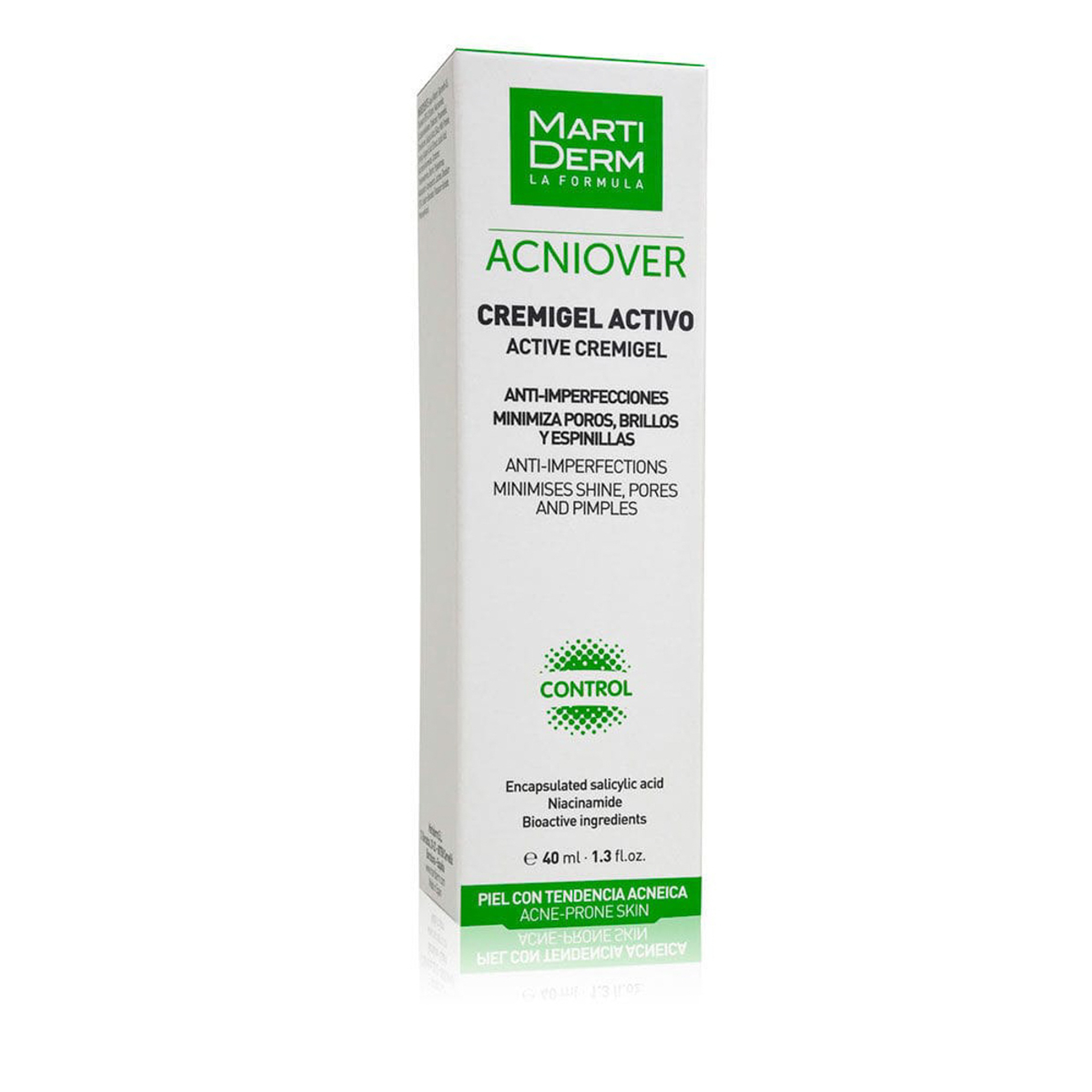 MARTIDERM Acniover Cremigel Activo Piel anti imperfections gel 40 Ml