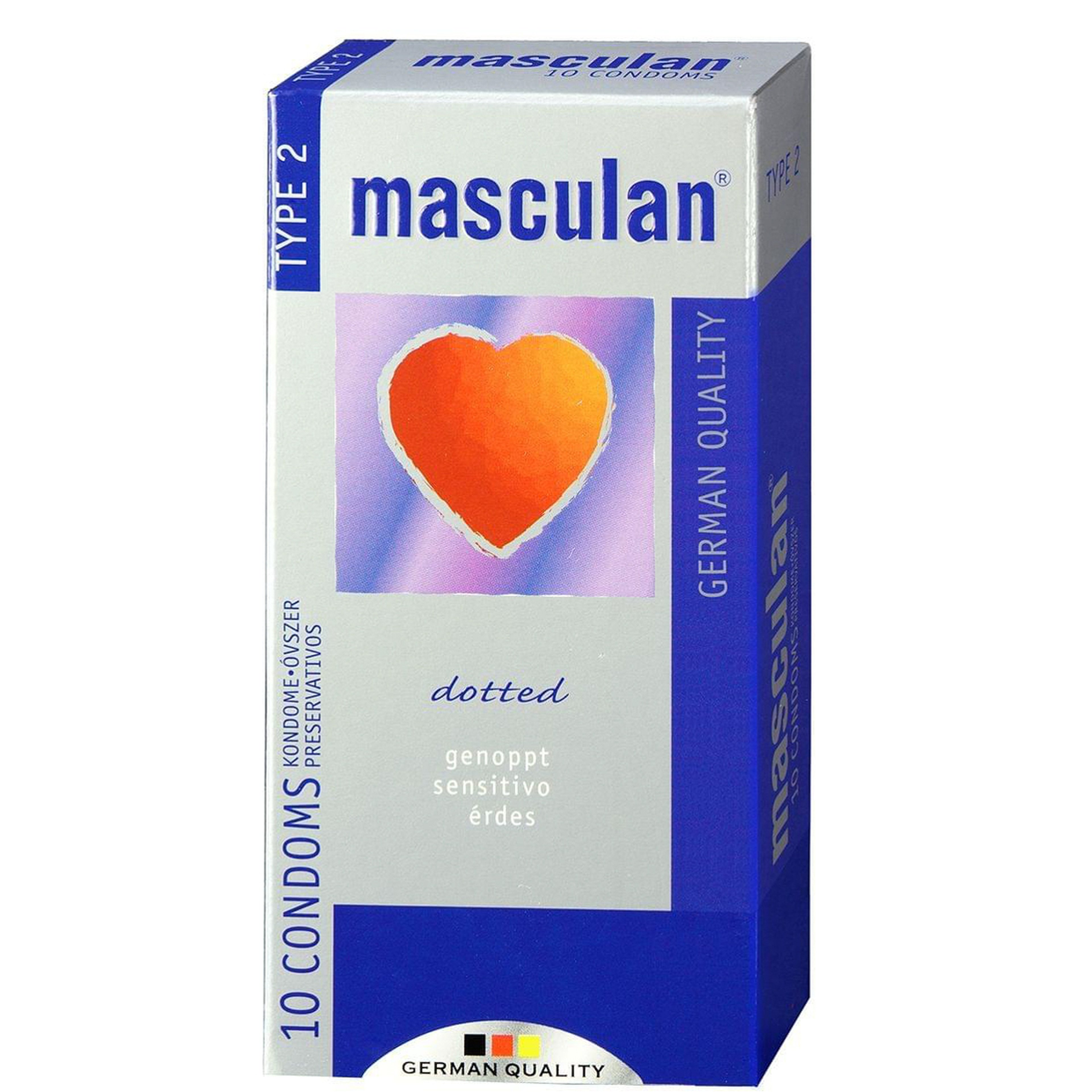 Masculan Condom Dotted 10 piece