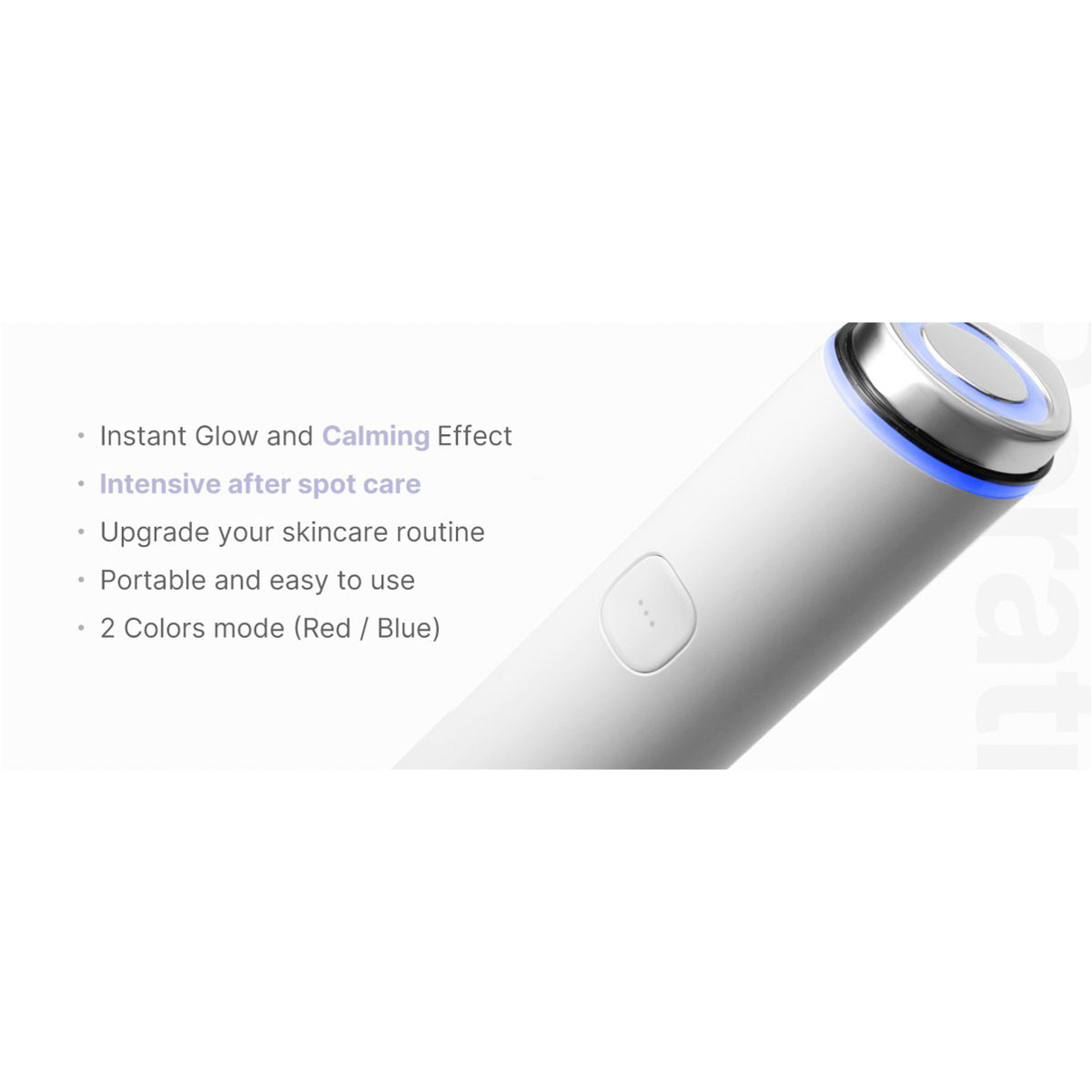medicube Mini Booster Pro White Affordable At-Home Facial Skin
