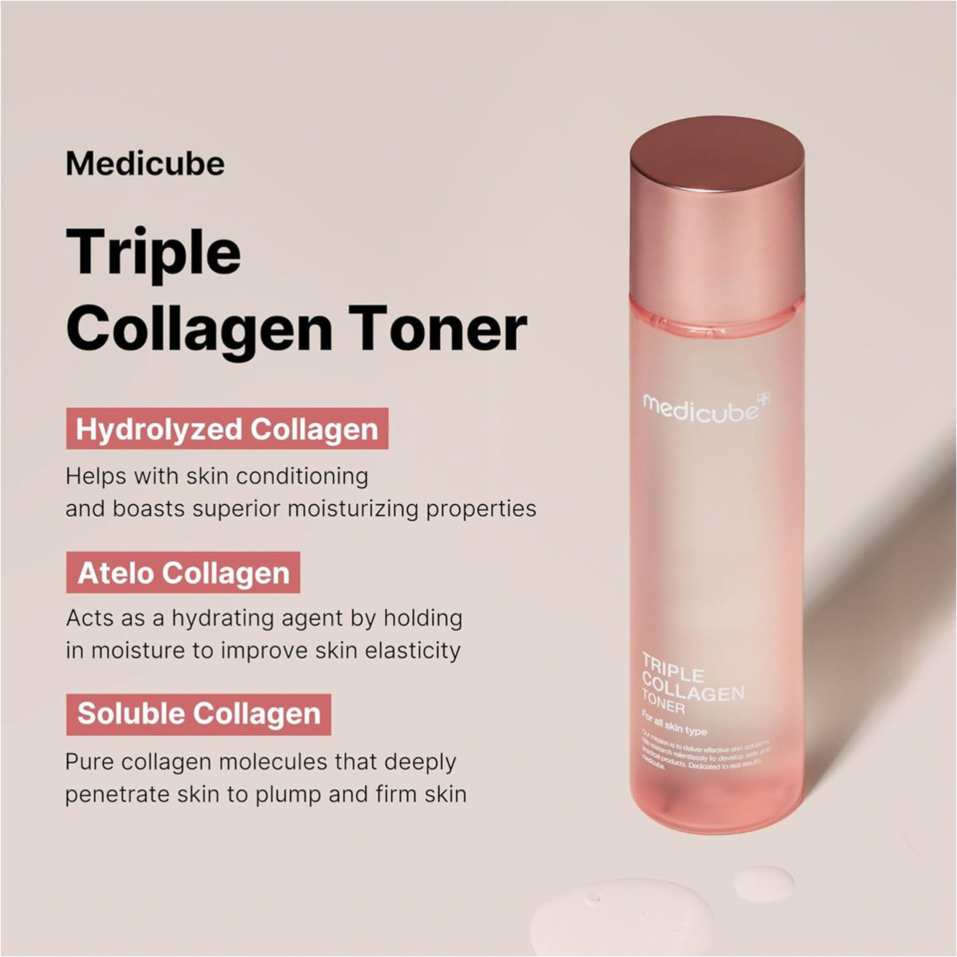 Medicube Triple Collagen for all skin typ toner 40Ml