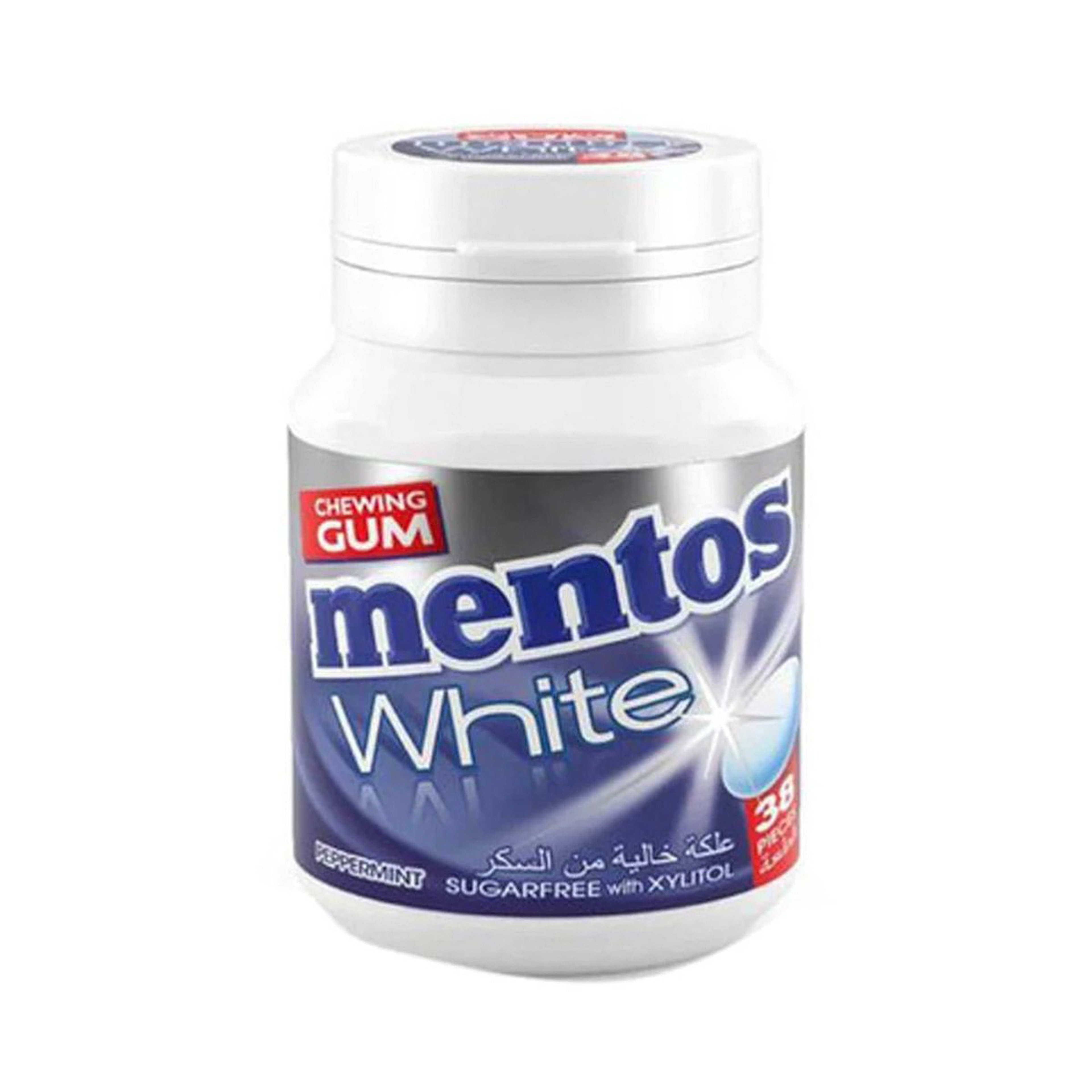 Mentos White GumPeppermint 38 piece Bottle