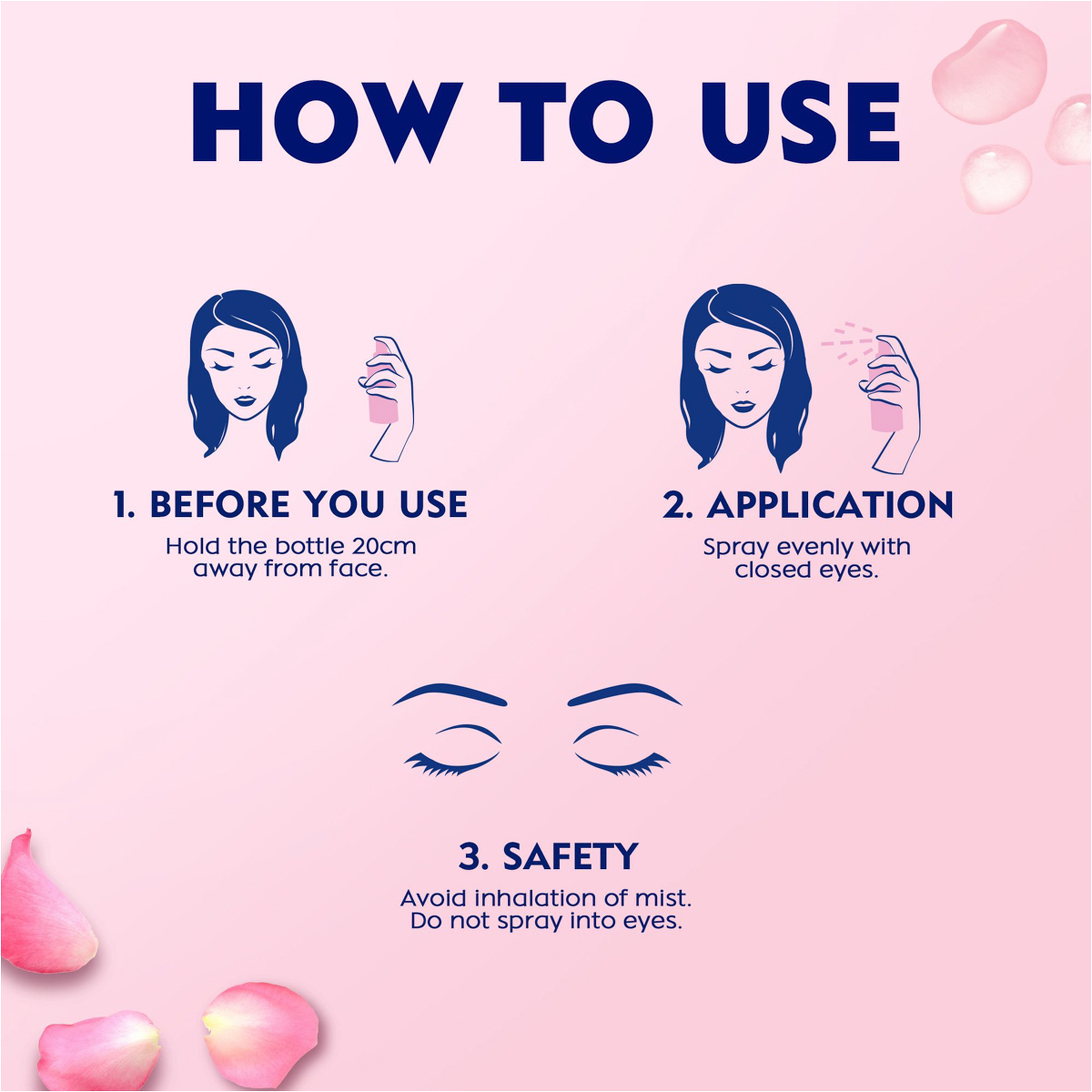 نيفيا لترطيب الوجه بعناية الورد مع ماء الورد العضوي لجميع انواع البشره سبراي 150 مللي