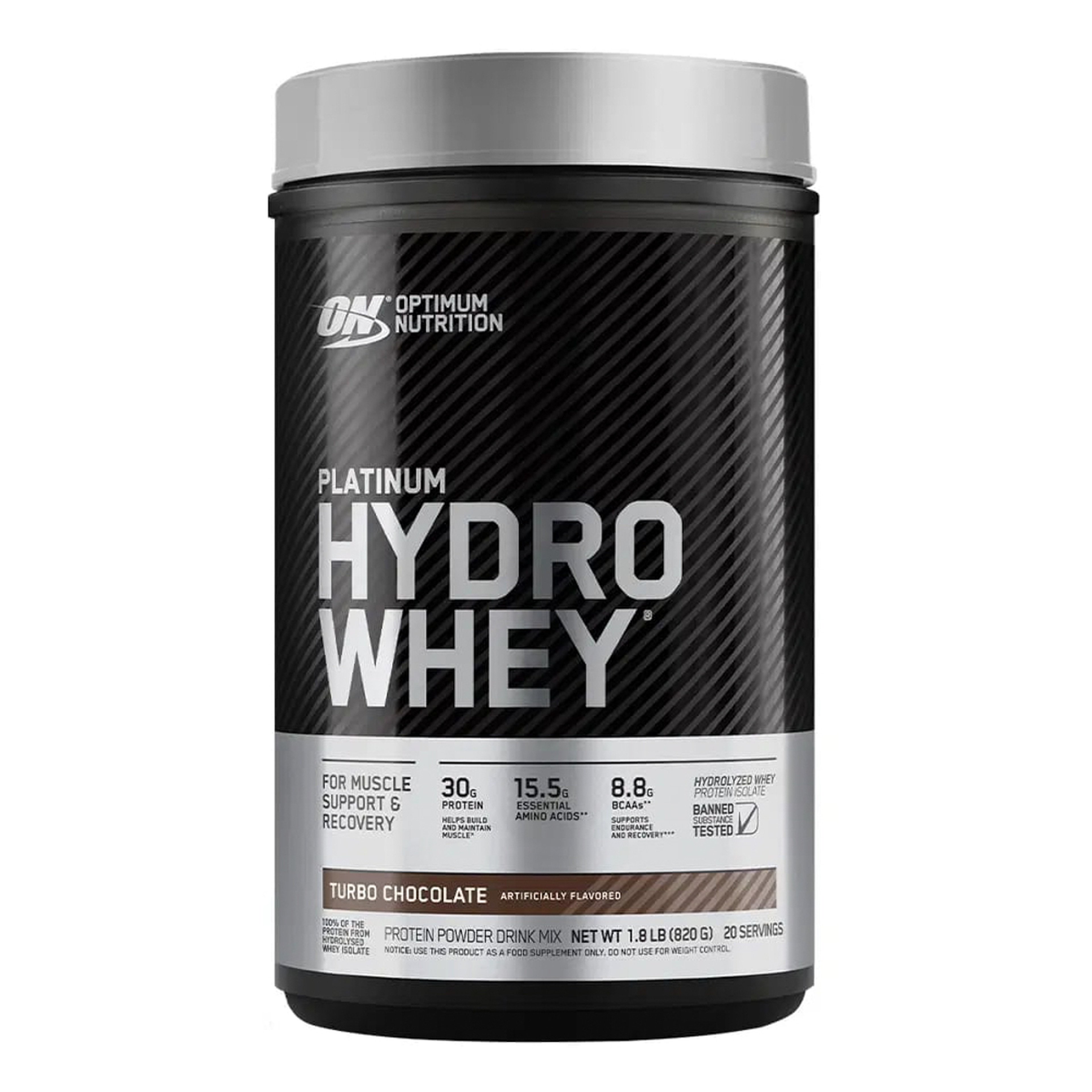 On Platinum Hydrowhey Turbo Choc protein pow 1.8 lb