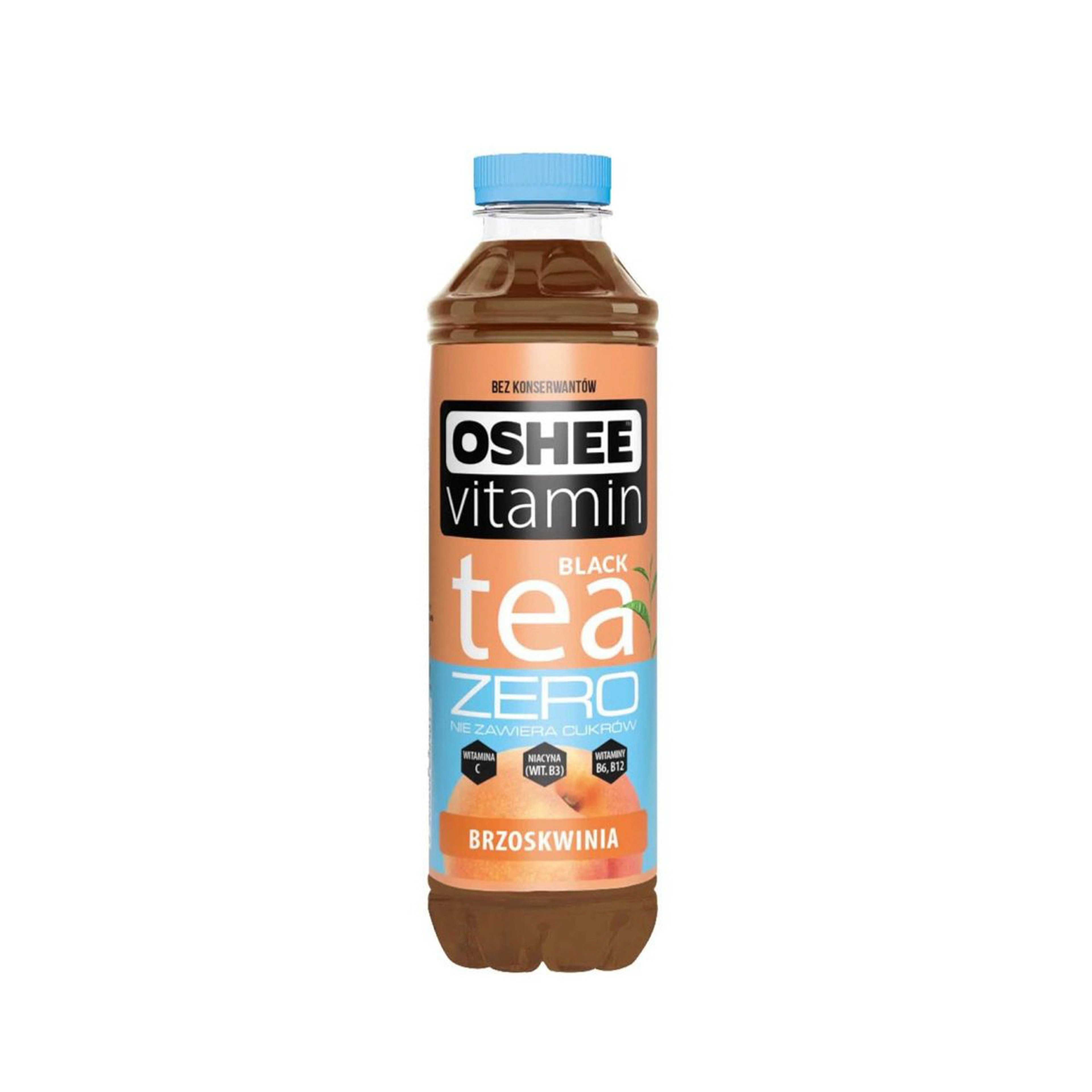 Oshee Vitamin Tea Zero Brzoskwinia 555Ml