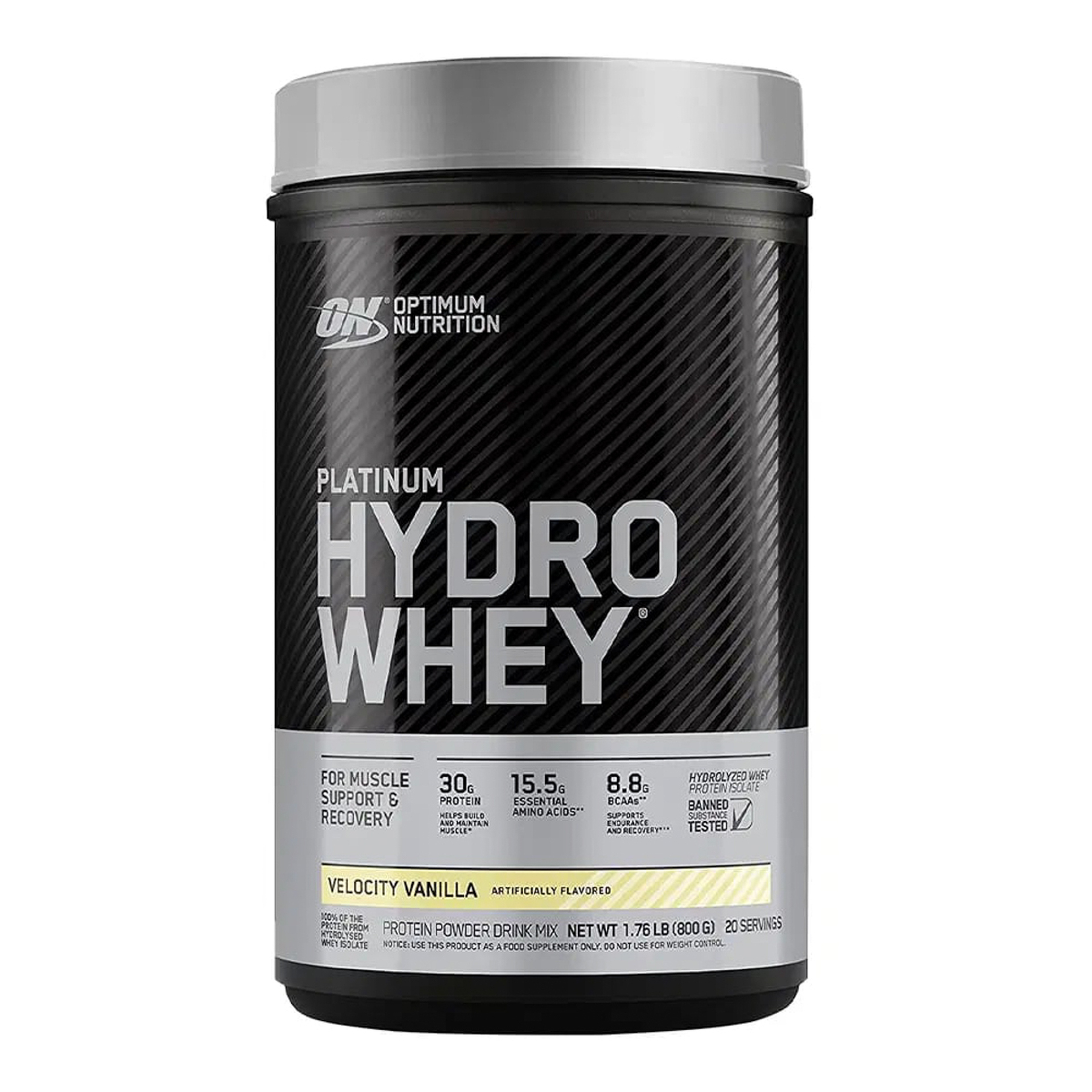 On Platinum Hydrowhey Vanilla protein pow 1.76 lb